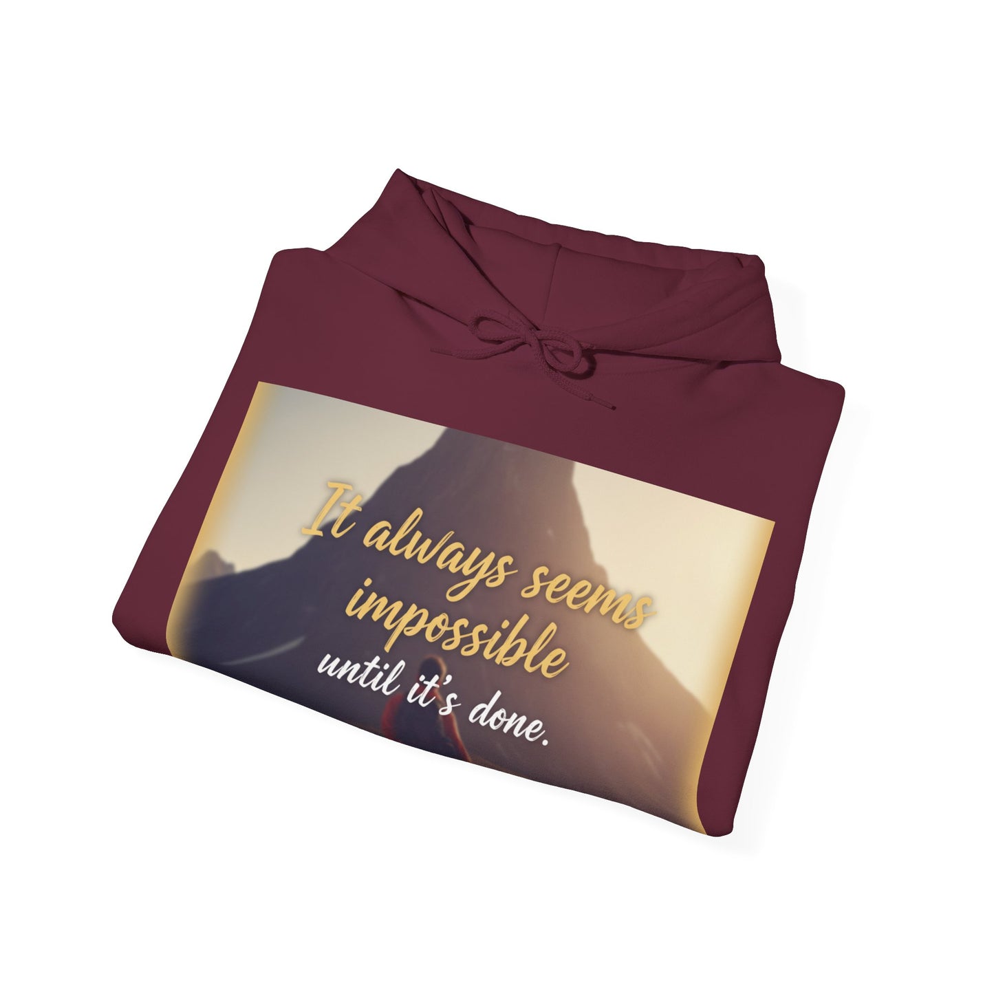 Inspirational Quote Hoodie - Motivational Unisex Sweatshirt for Cozy Inspiration, Gift for Friends, Casual Wear, Affirmations Sweatshirt