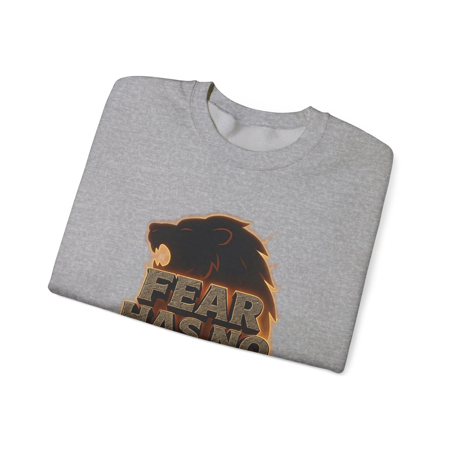Fearless Lion Crewneck Sweatshirt - Cozy Unisex Top, Gift for Animal Lovers, Empowerment Apparel, Casual Fashion