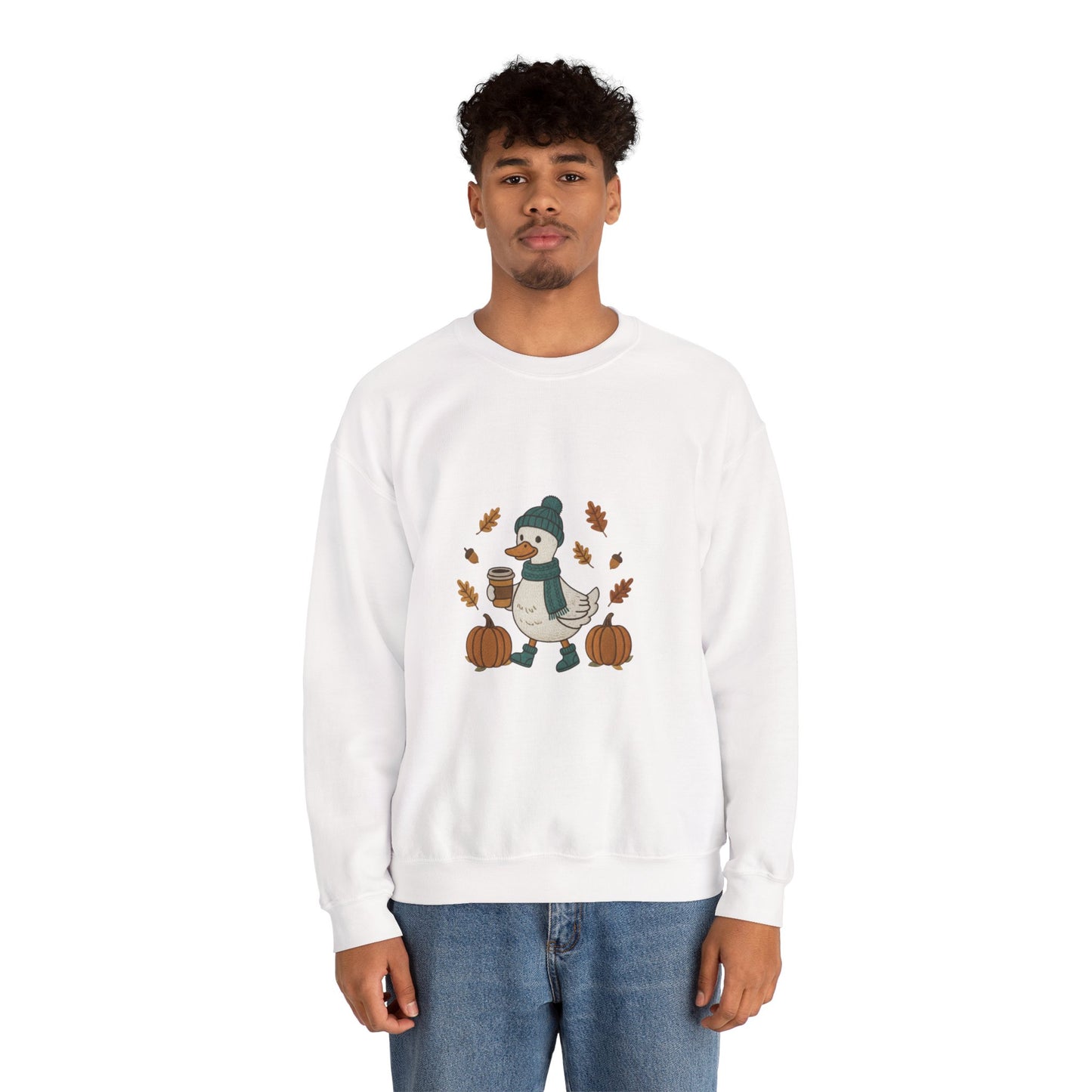 Cozy Fall Goose Sweatshirt,