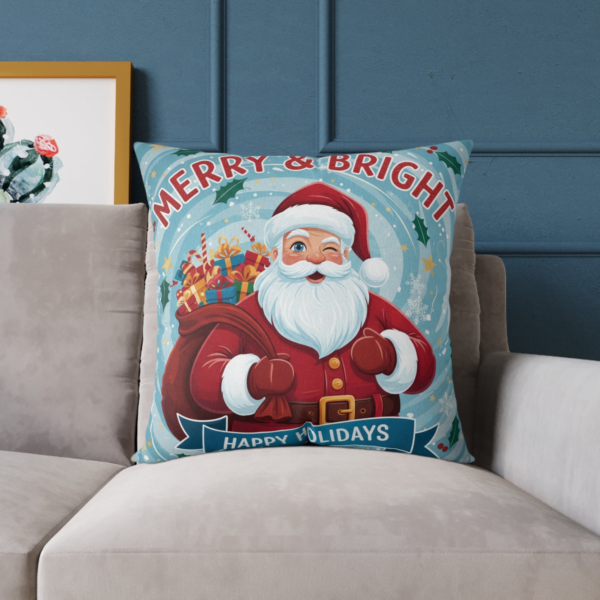 Square Poly Canvas Pillow