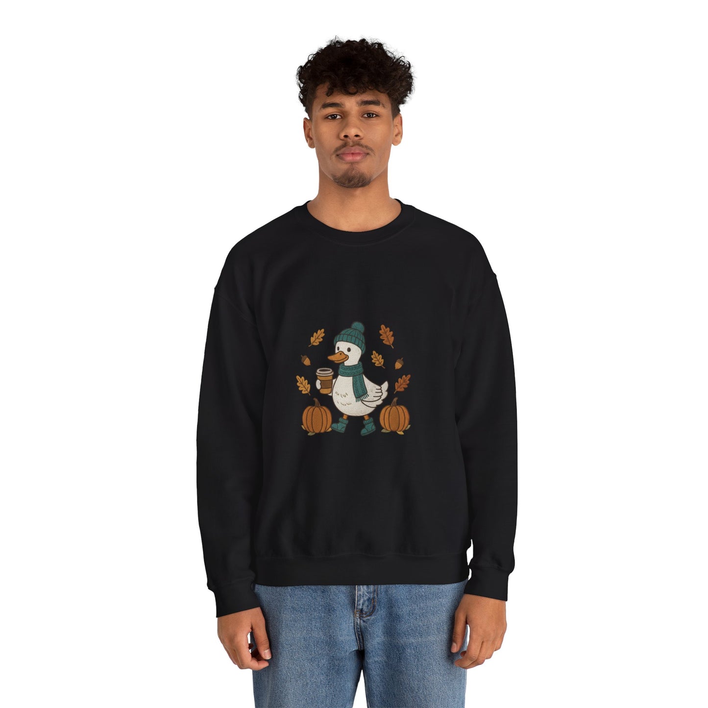 Cozy Fall Goose Sweatshirt,