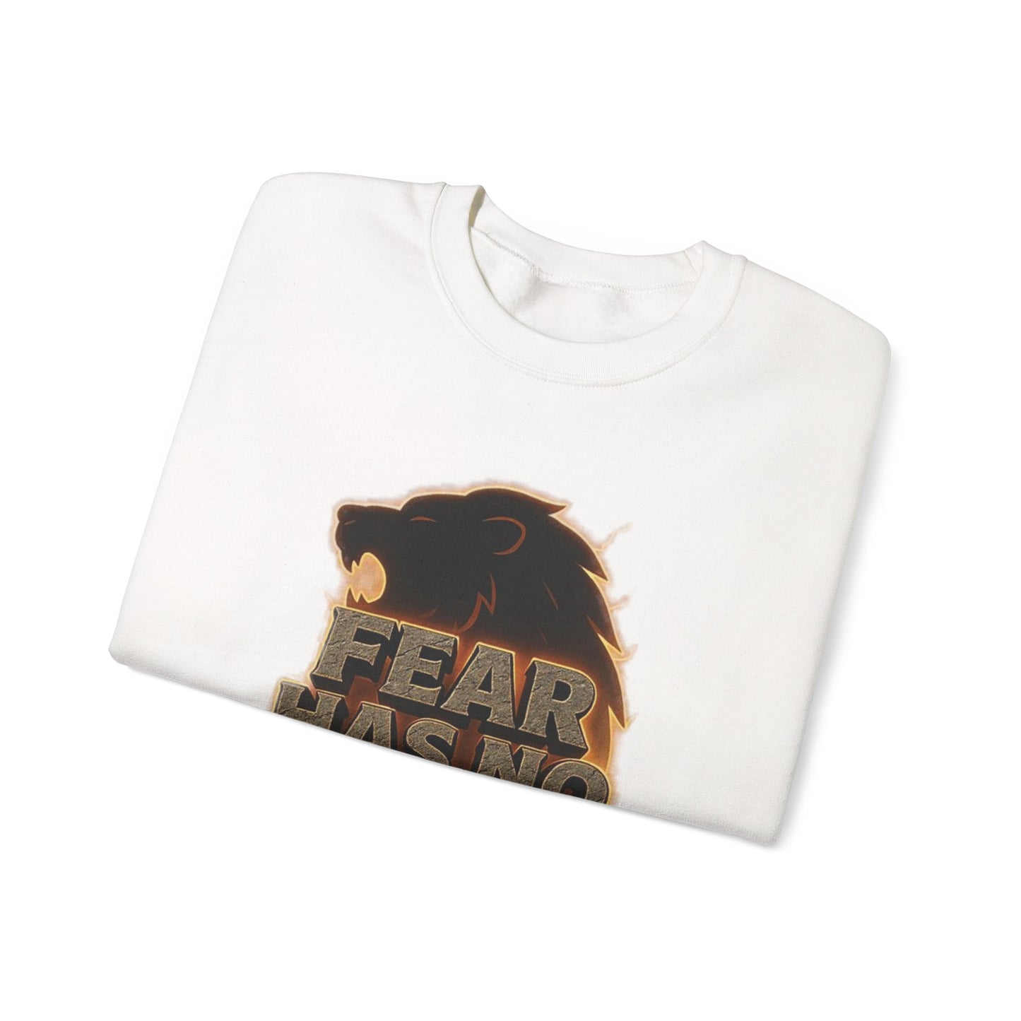 Fearless Lion Crewneck Sweatshirt - Cozy Unisex Top, Gift for Animal Lovers, Empowerment Apparel, Casual Fashion