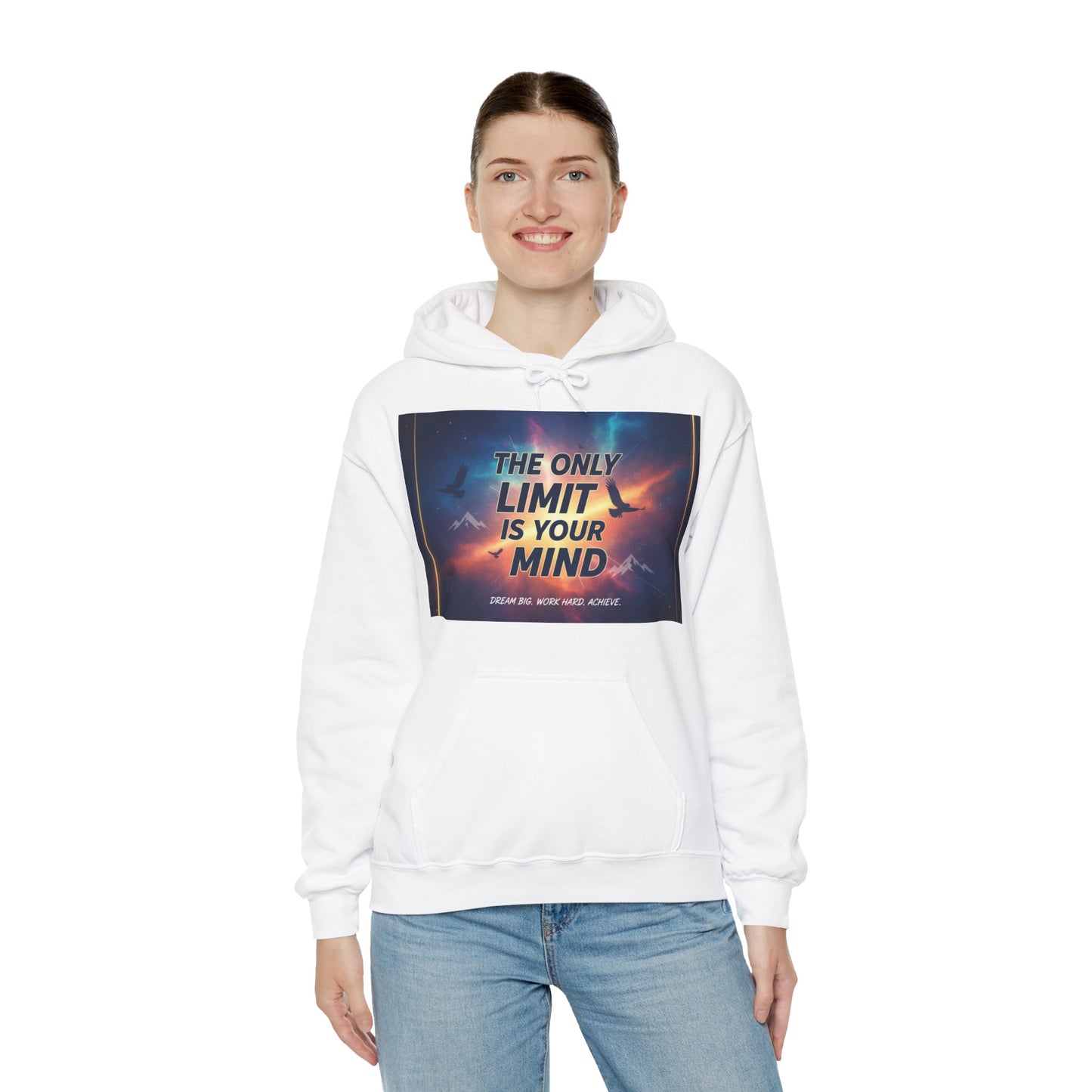 Inspiring Motivational Hoodie, Unisex Hooded Sweatshirt, Gift for Dreamers, Encouragement Clothing, Cozy Everyday Wear