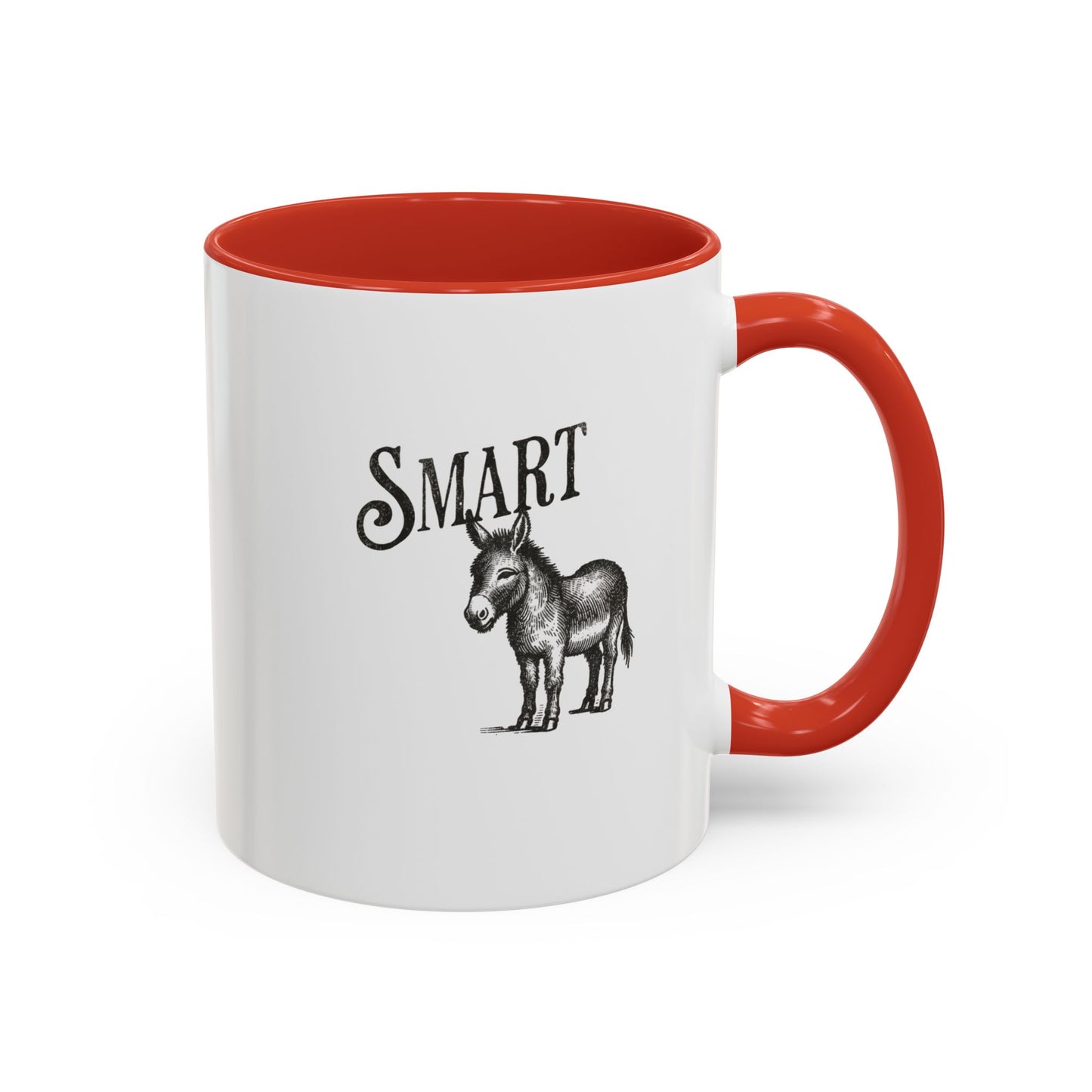 Smart Donkey Accent Coffee Mug - Perfect Gift for Animal Lovers, Funny Office Mug, Inspirational Quote, Unique Home Decor, Birthday Present