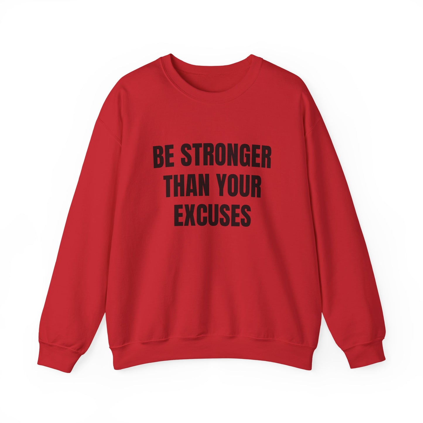 Motivational Crewneck Sweatshirt - Be Strong, Inspirational Gift for Fitness Lovers, Casual Cozy Sweater for Everyday Wear.