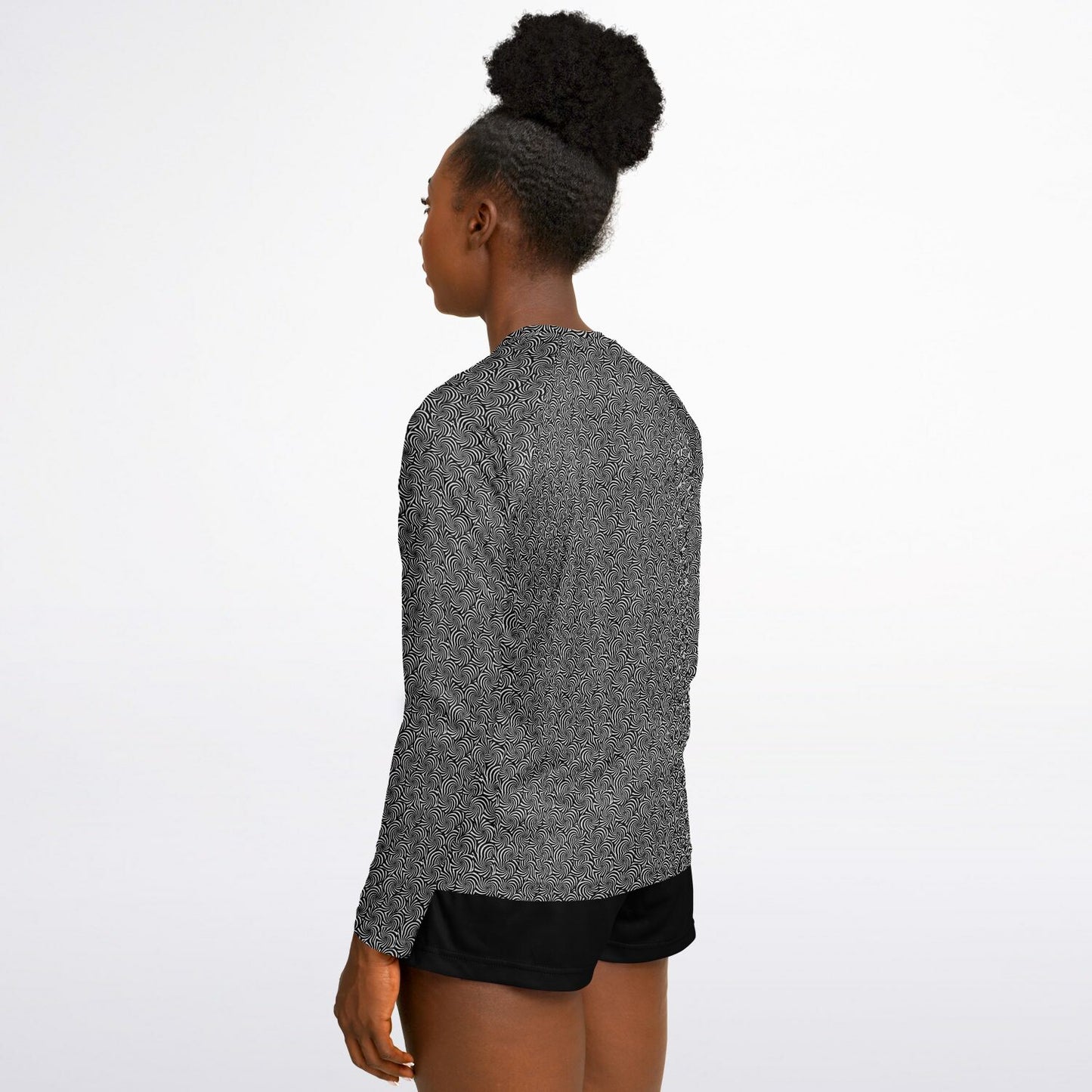 Women's Long Sleeve Performance Shirt - AOP