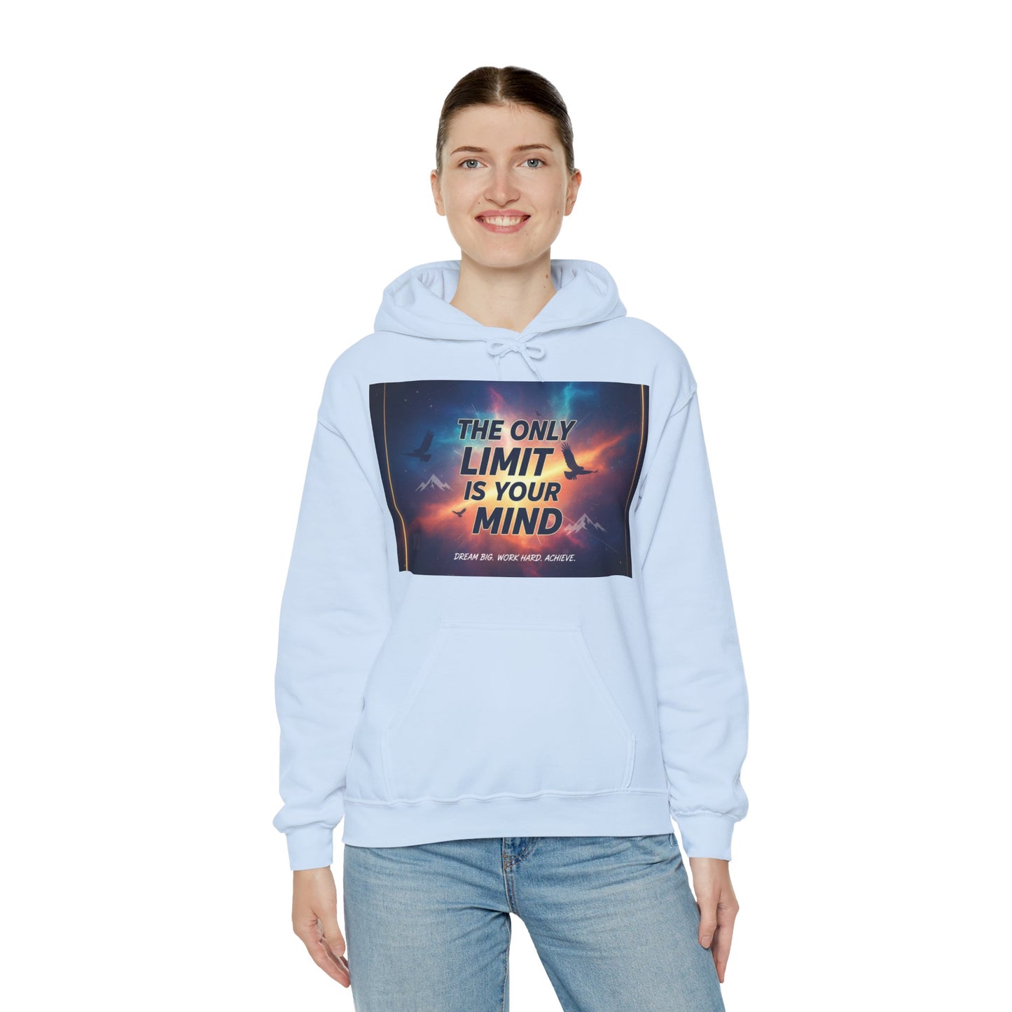 Inspiring Motivational Hoodie, Unisex Hooded Sweatshirt, Gift for Dreamers, Encouragement Clothing, Cozy Everyday Wear