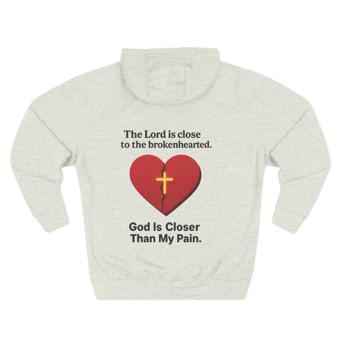 Faith-Inspired Three-Panel Fleece Hoodie, Inspirational Clothing, Religious Gift, Cozy Sweatshirt, Spiritual Apparel, Thoughtful Gift [...]