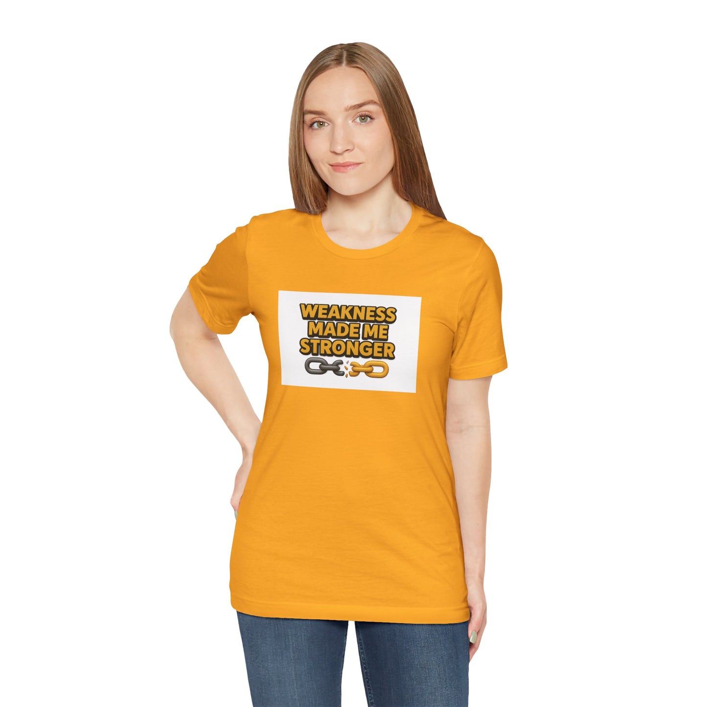 Empowering Strength Tee - Unisex Jersey Short Sleeve Tee, Motivational Shirt, Workout Apparel, Inspirational Gift, Casual Wear