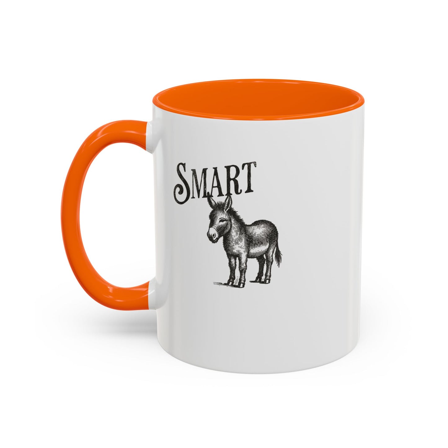 Smart Donkey Accent Coffee Mug - Perfect Gift for Animal Lovers, Funny Office Mug, Inspirational Quote, Unique Home Decor, Birthday Present