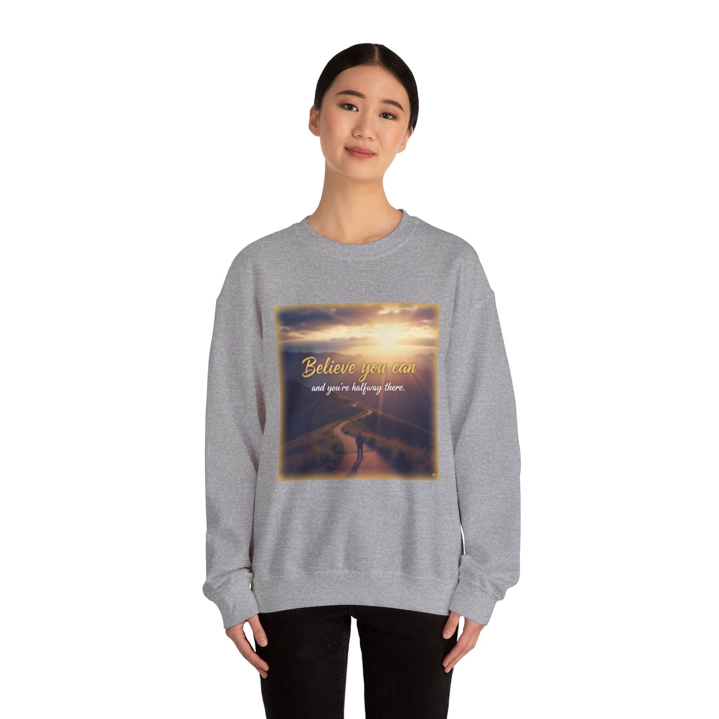 Inspiring Quote Crewneck Sweatshirt