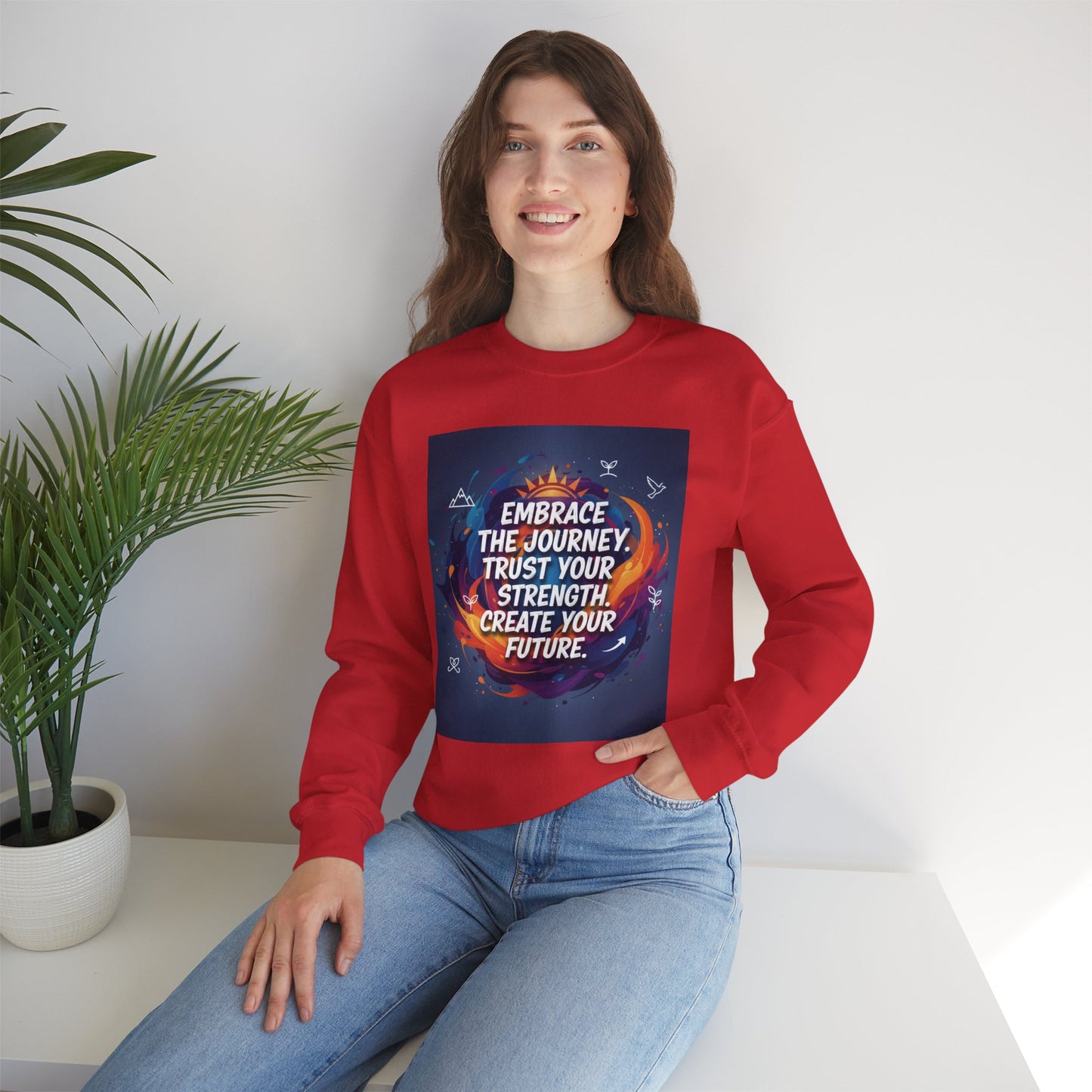 Inspirational Crewneck Sweatshirt - Embrace the Journey, Trust Your Strength, Cozy Gift for Motivation, Unisex Sweatshirt for [...]