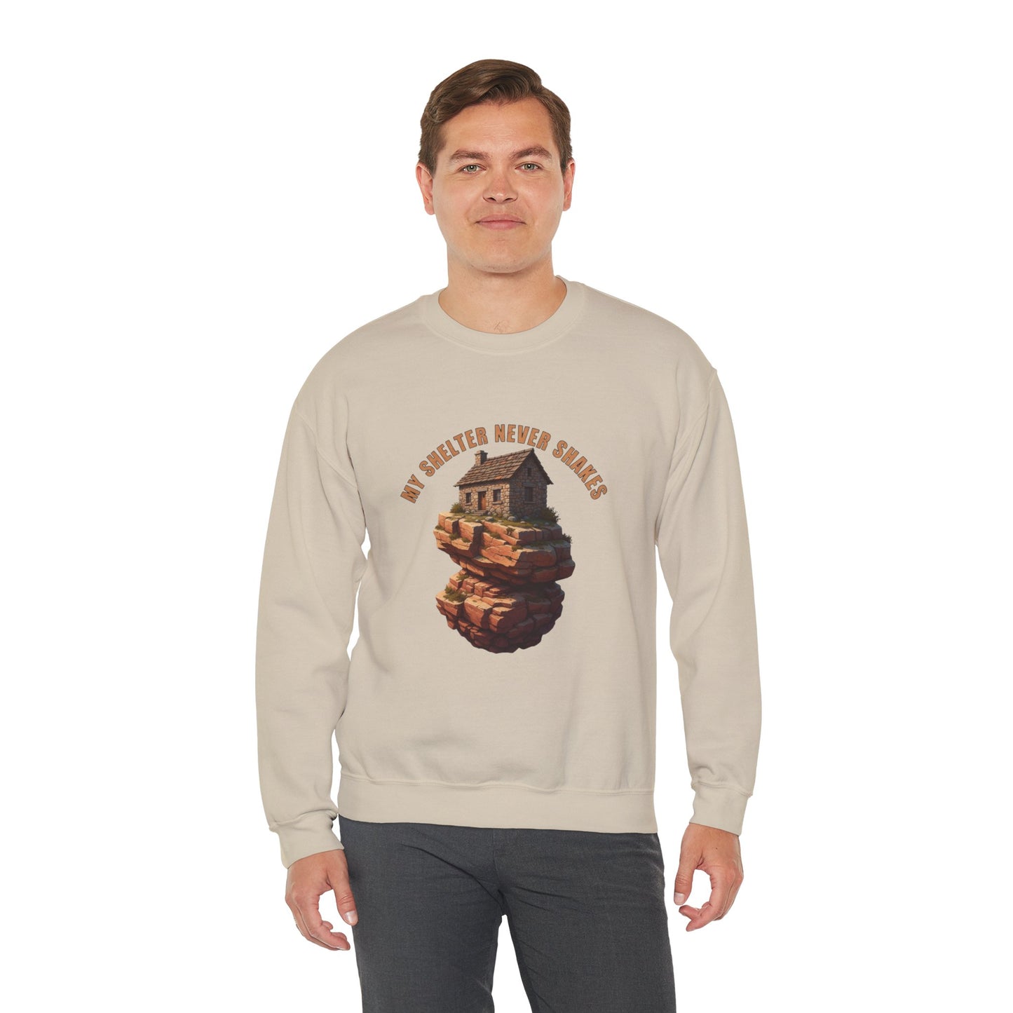 Cozy Graphic Sweatshirt - My Sweater Never Shakes, Unisex Crewneck, Casual Pullover, Unique Gift for Friends, Fall Fashion