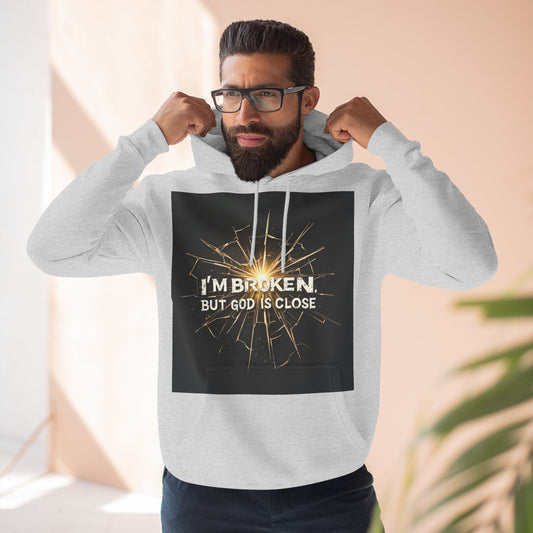 Inspirational Three-Panel Fleece Hoodie – Comfort, Hope, Faith, Gift Ideas for Friends, Cozy Wear for Relaxation