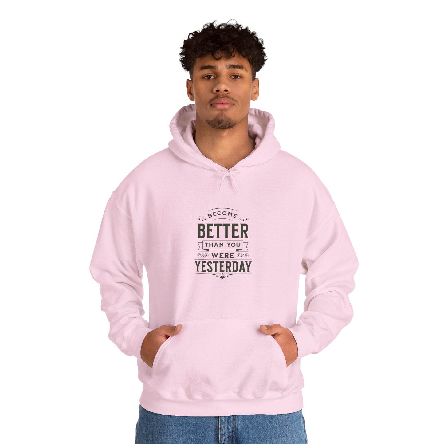 Unisex Heavy Blend™ Hooded Sweatshirt, Unisex Sweatshirt, Motivational Gift, Cozy Casual Wear, Self-Improvement Style