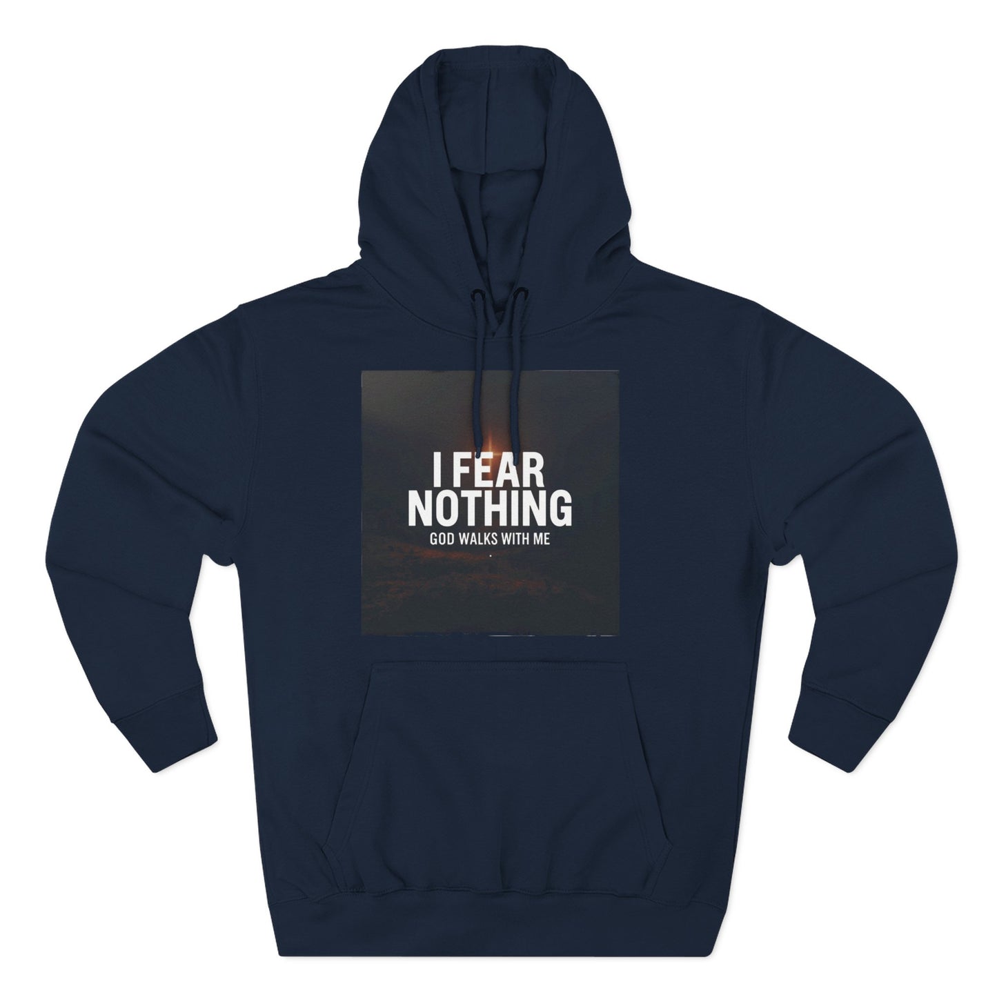 Fear Nothing Fleece Hoodie | Inspirational Apparel, Cozy Sweatshirt, Motivational Gift, Spiritual Outfit, Everyday Comfort