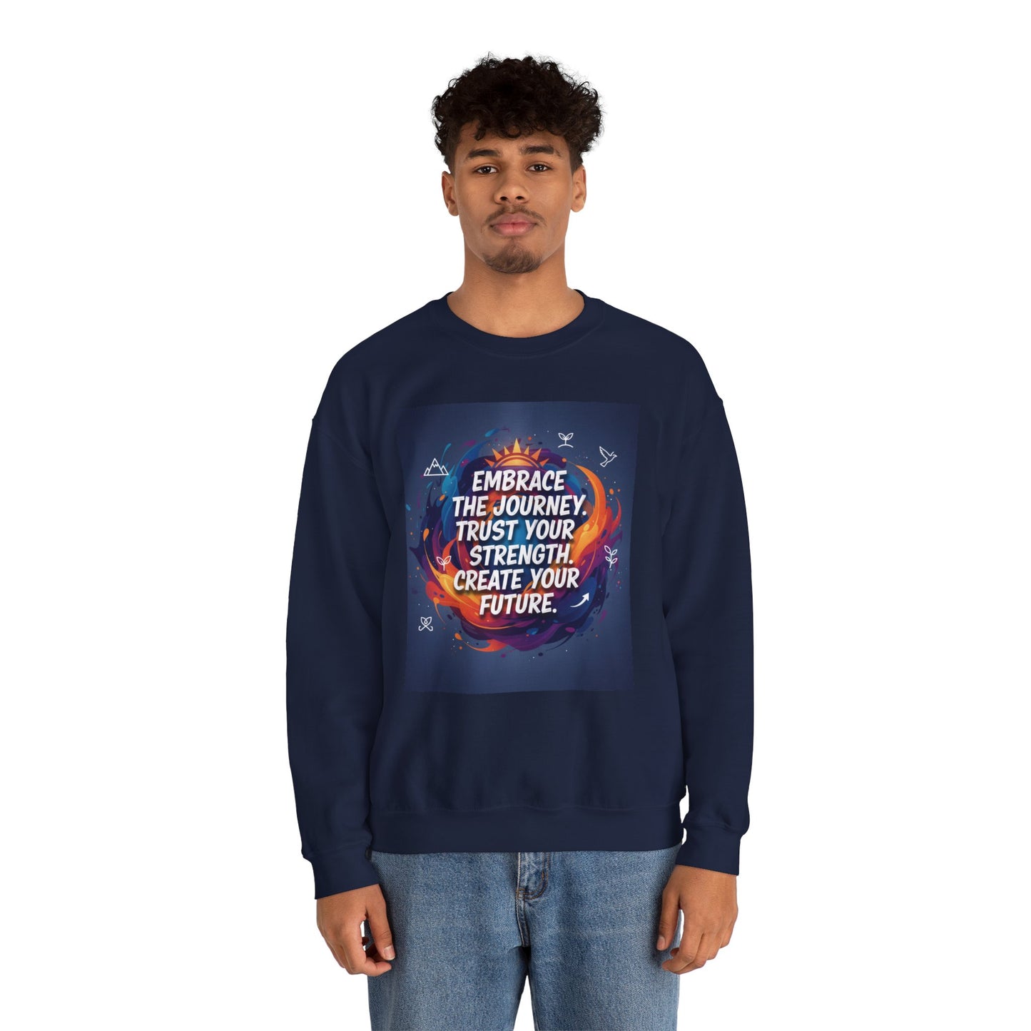 Inspirational Crewneck Sweatshirt - Embrace the Journey, Trust Your Strength, Cozy Gift for Motivation, Unisex Sweatshirt for [...]