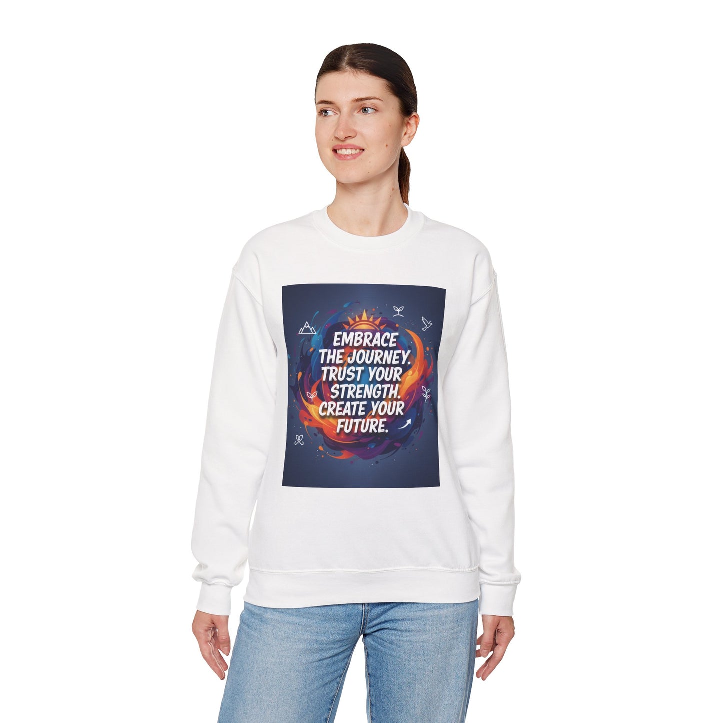 Inspirational Crewneck Sweatshirt - Embrace the Journey, Trust Your Strength, Cozy Gift for Motivation, Unisex Sweatshirt for [...]