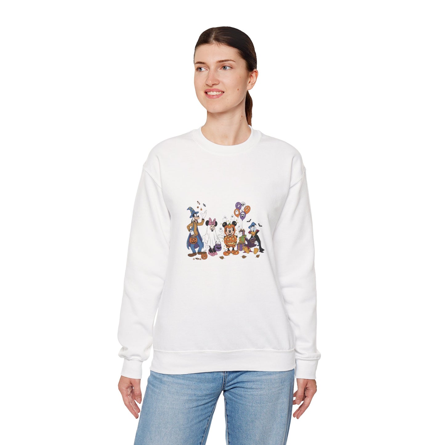 Whimsical Character Sweatshirt, Unisex Crewneck, Cozy Gift, Disney-Inspired, Fun Apparel, Perfect for Birthdays