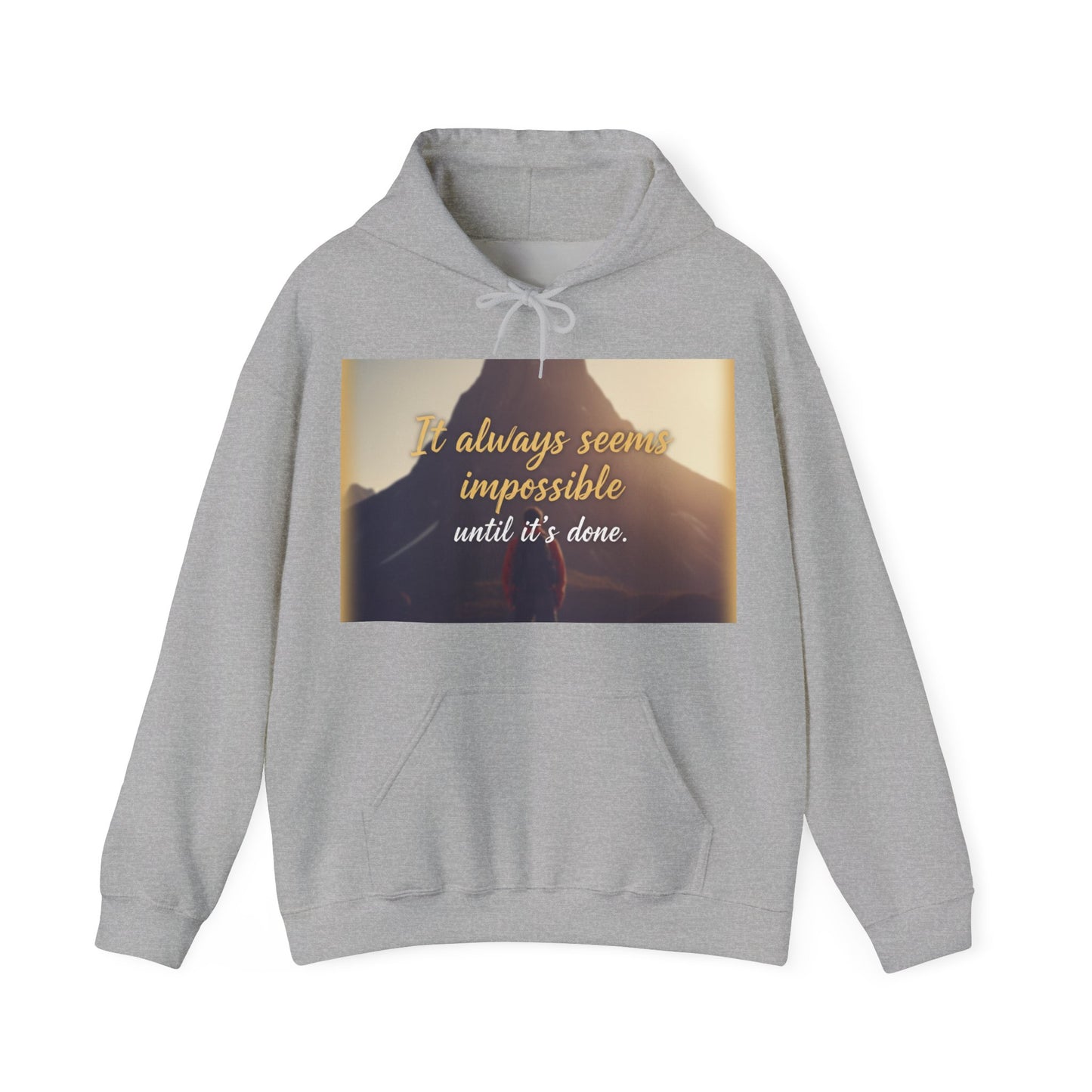 Inspirational Quote Hoodie - Motivational Unisex Sweatshirt for Cozy Inspiration, Gift for Friends, Casual Wear, Affirmations Sweatshirt