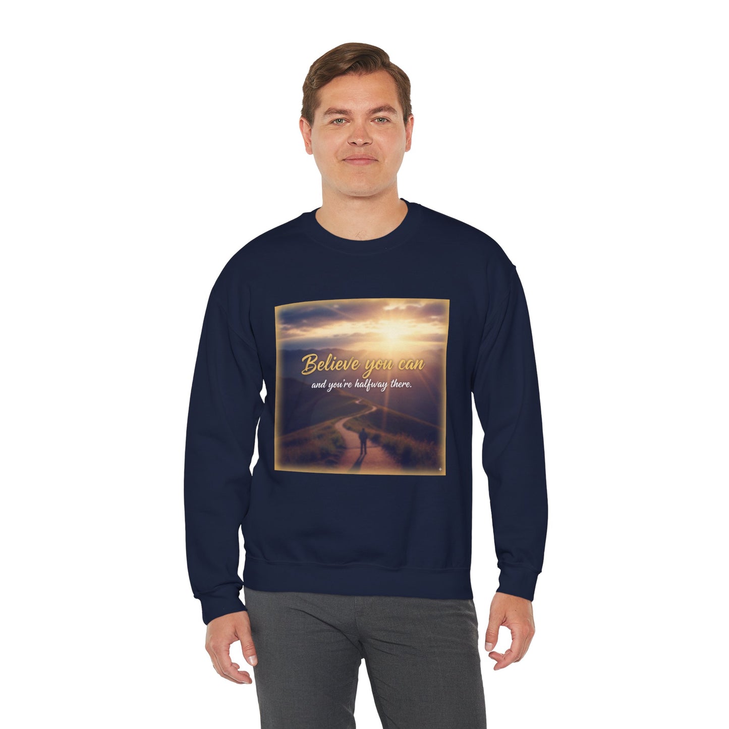 Inspiring Quote Crewneck Sweatshirt