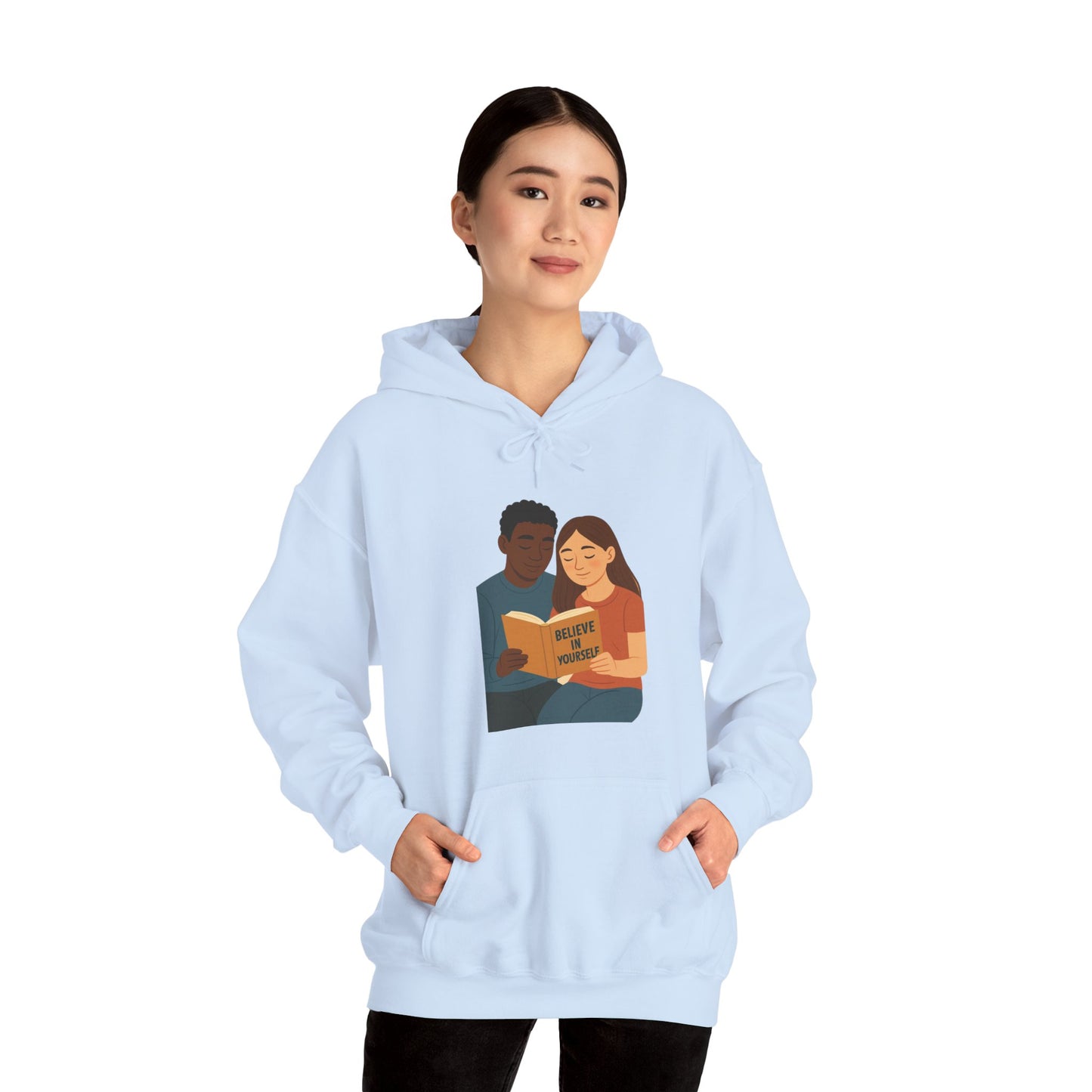 Unisex Heavy Blend Hooded Sweatshirt, Cozy Gift for Book Lovers