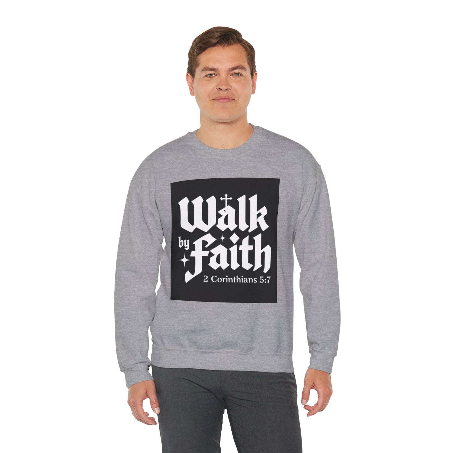 Unisex Heavy Blend Crewneck Sweatshirt - Cozy & Stylish, Perfect Gift for Christians, Bible Verse Apparel, Everyday Wear, Inspirational Fashion