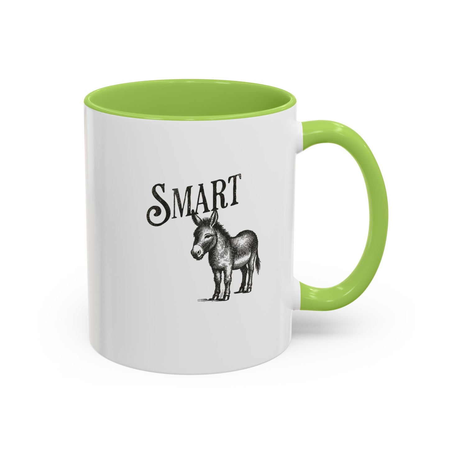 Smart Donkey Accent Coffee Mug - Perfect Gift for Animal Lovers, Funny Office Mug, Inspirational Quote, Unique Home Decor, Birthday Present