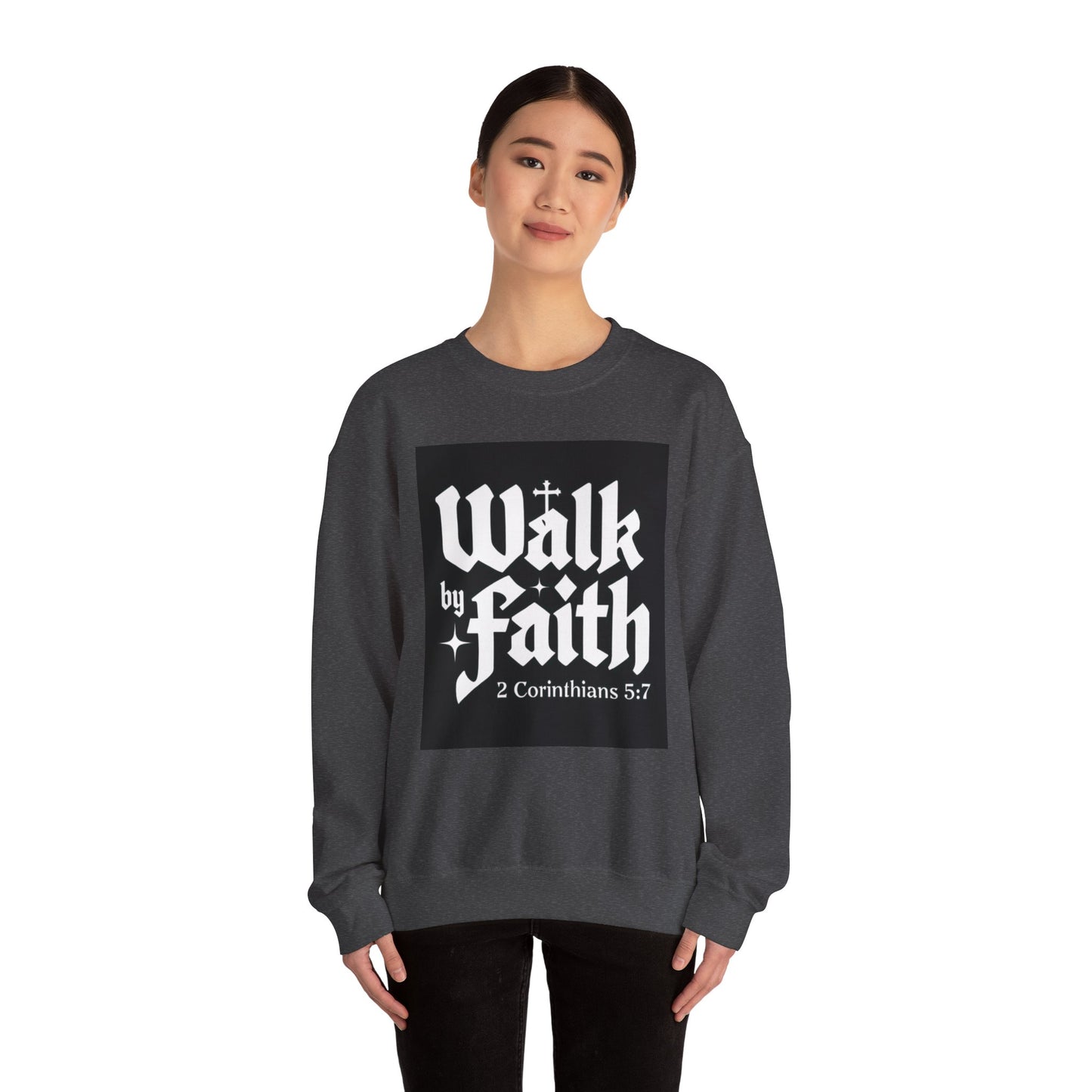 Unisex Heavy Blend Crewneck Sweatshirt - Cozy & Stylish, Perfect Gift for Christians, Bible Verse Apparel, Everyday Wear, Inspirational Fashion