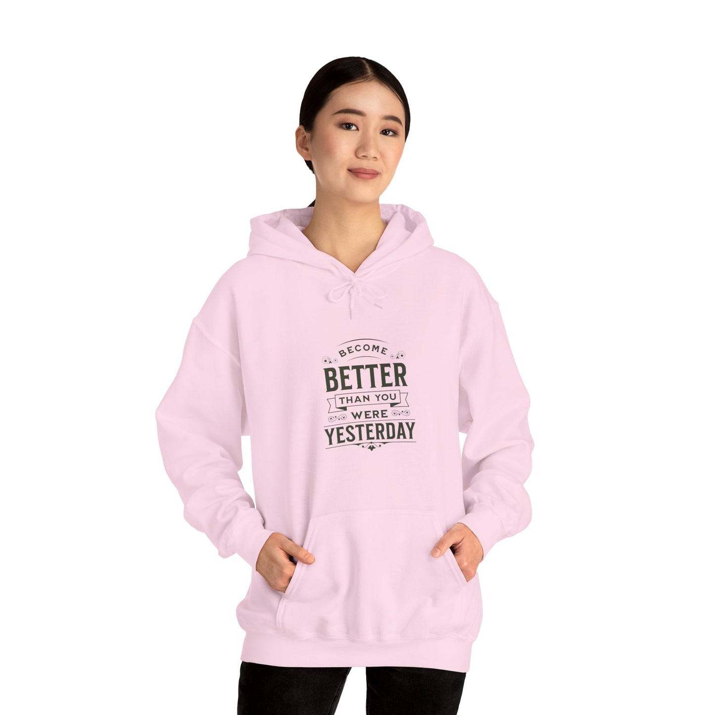 Unisex Heavy Blend™ Hooded Sweatshirt, Unisex Sweatshirt, Motivational Gift, Cozy Casual Wear, Self-Improvement Style