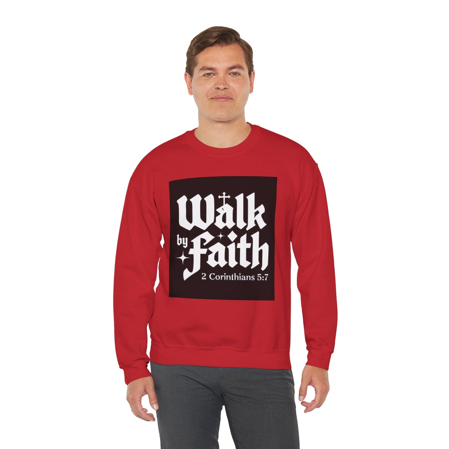 Unisex Heavy Blend Crewneck Sweatshirt - Cozy & Stylish, Perfect Gift for Christians, Bible Verse Apparel, Everyday Wear, Inspirational Fashion