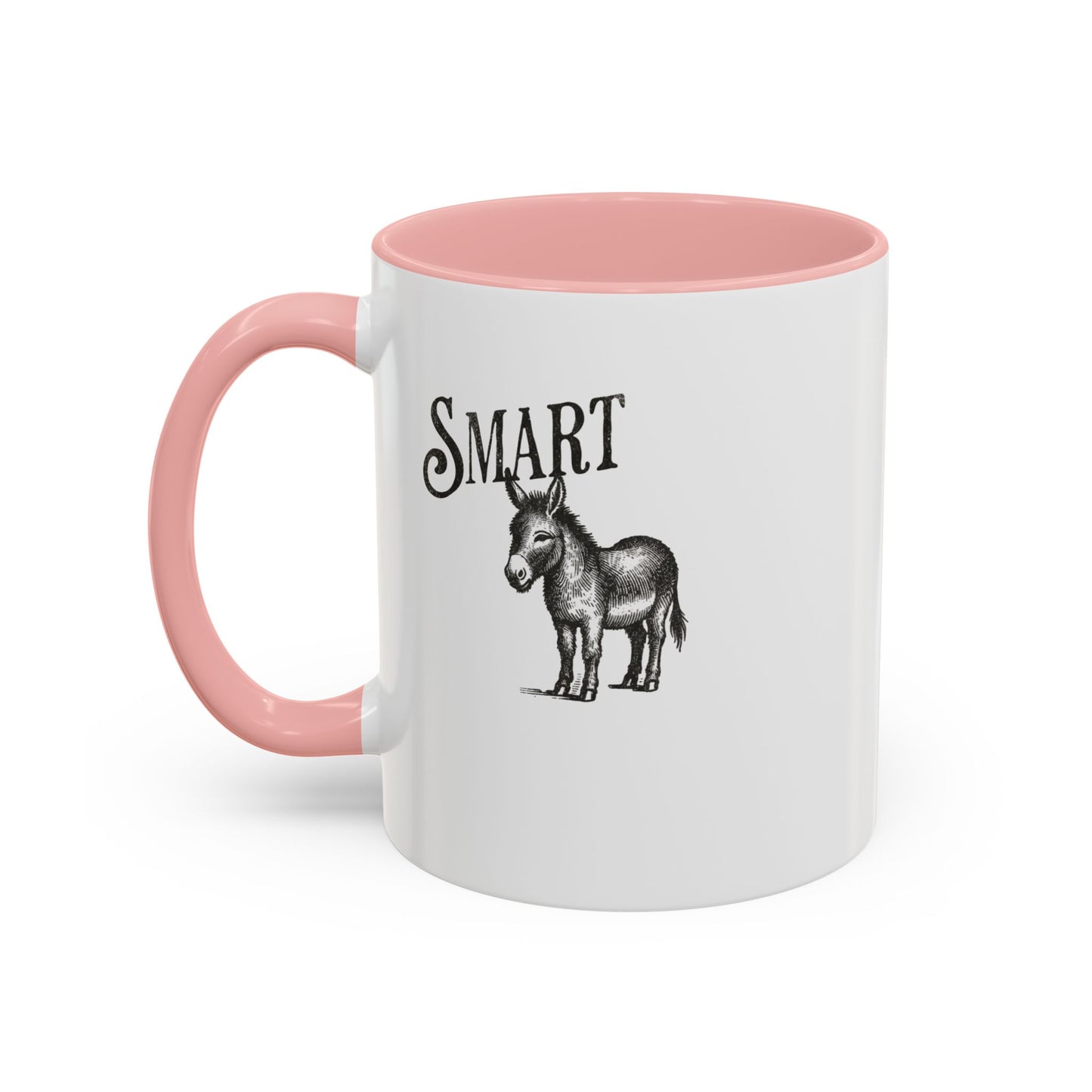 Smart Donkey Accent Coffee Mug - Perfect Gift for Animal Lovers, Funny Office Mug, Inspirational Quote, Unique Home Decor, Birthday Present