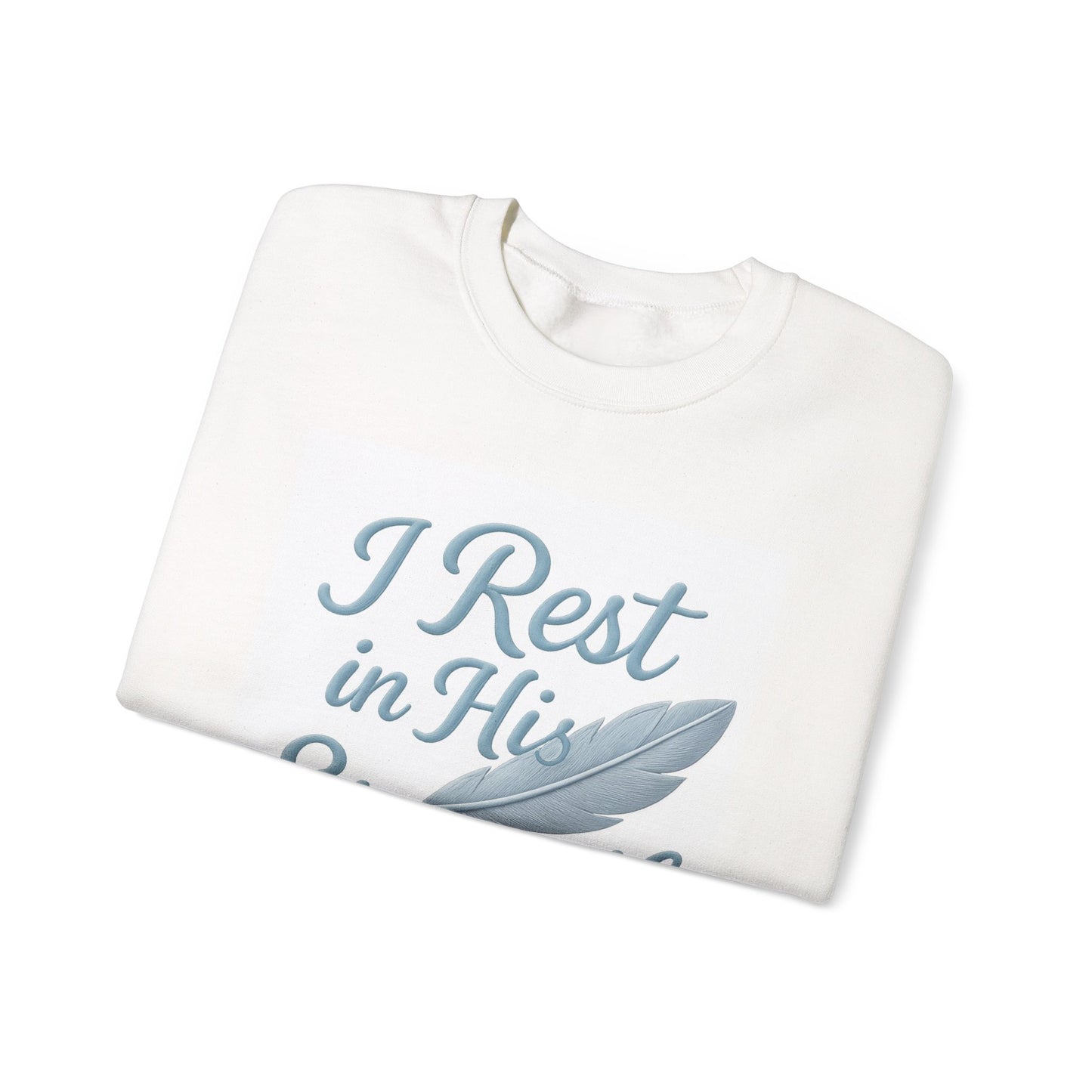 Inspirational Strength Crewneck Sweatshirt, Gift for Him, Motivational Apparel, Cozy Sweater for Faith, Relaxed Comfort Wear