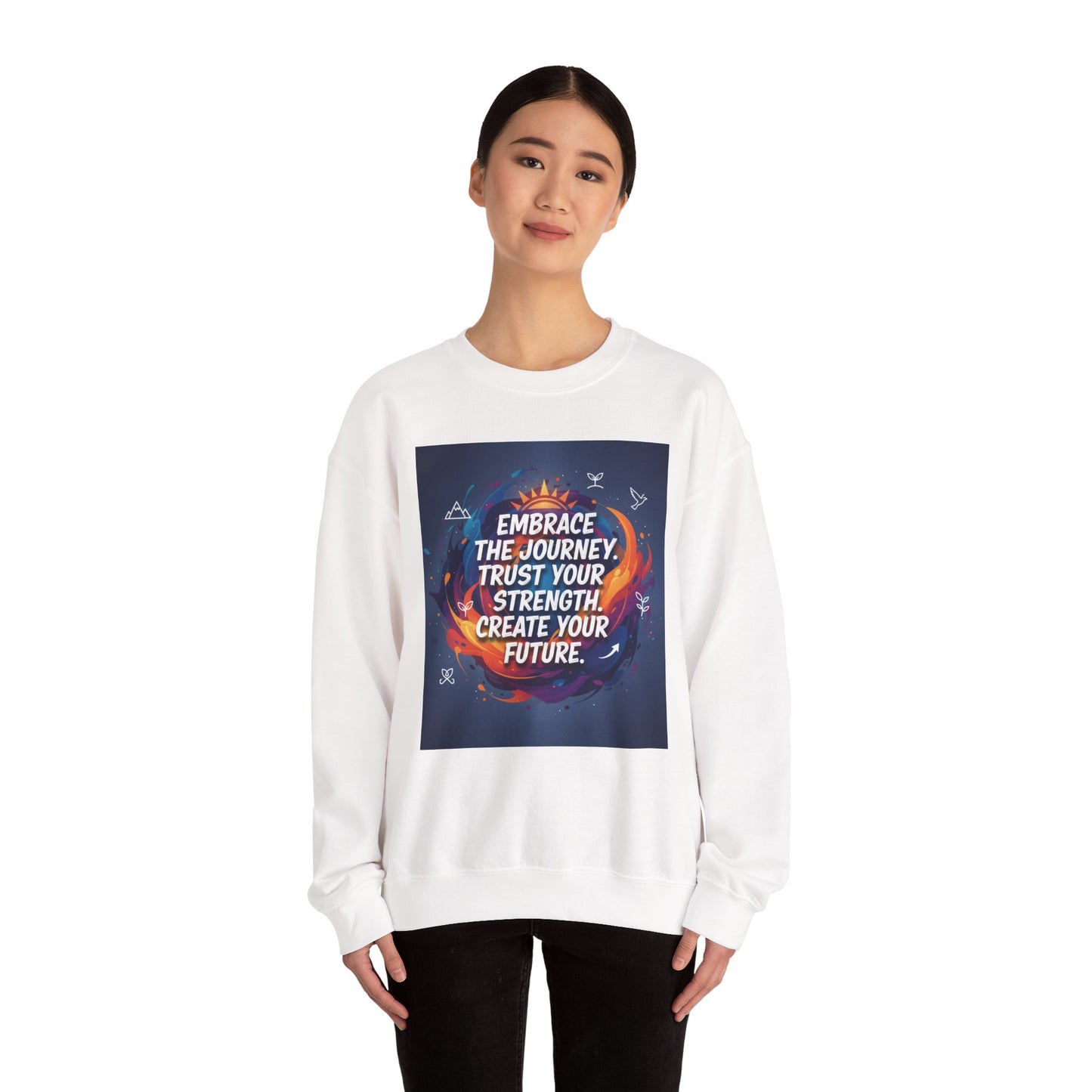 Inspirational Crewneck Sweatshirt - Embrace the Journey, Trust Your Strength, Cozy Gift for Motivation, Unisex Sweatshirt for [...]