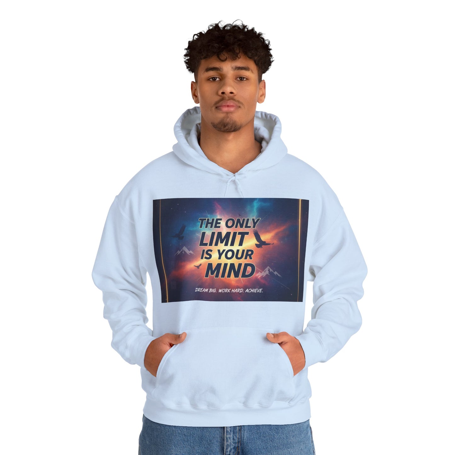 Inspiring Motivational Hoodie, Unisex Hooded Sweatshirt, Gift for Dreamers, Encouragement Clothing, Cozy Everyday Wear