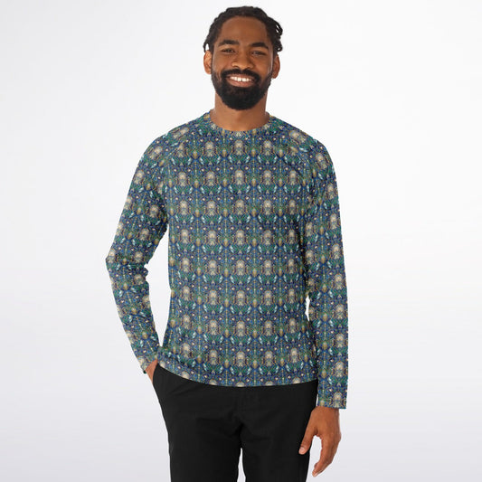 Men's Long Sleeve Performance Shirt - AOP