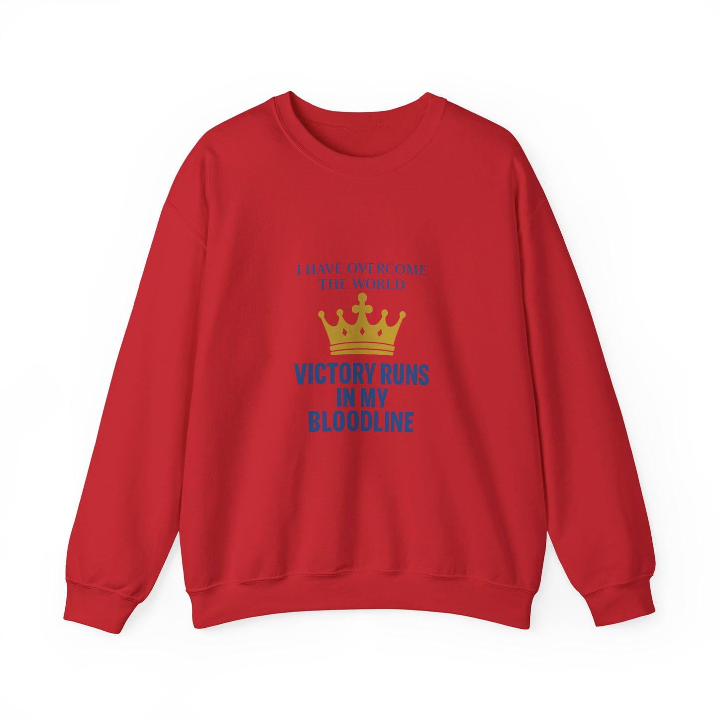 Victory Runs Crewneck Sweatshirt, Inspirational Sweatshirt, Unisex Gift, Empowerment Apparel, Celebration Clothing, Motivational Wear