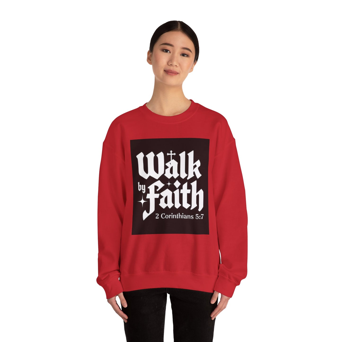 Unisex Heavy Blend Crewneck Sweatshirt - Cozy & Stylish, Perfect Gift for Christians, Bible Verse Apparel, Everyday Wear, Inspirational Fashion