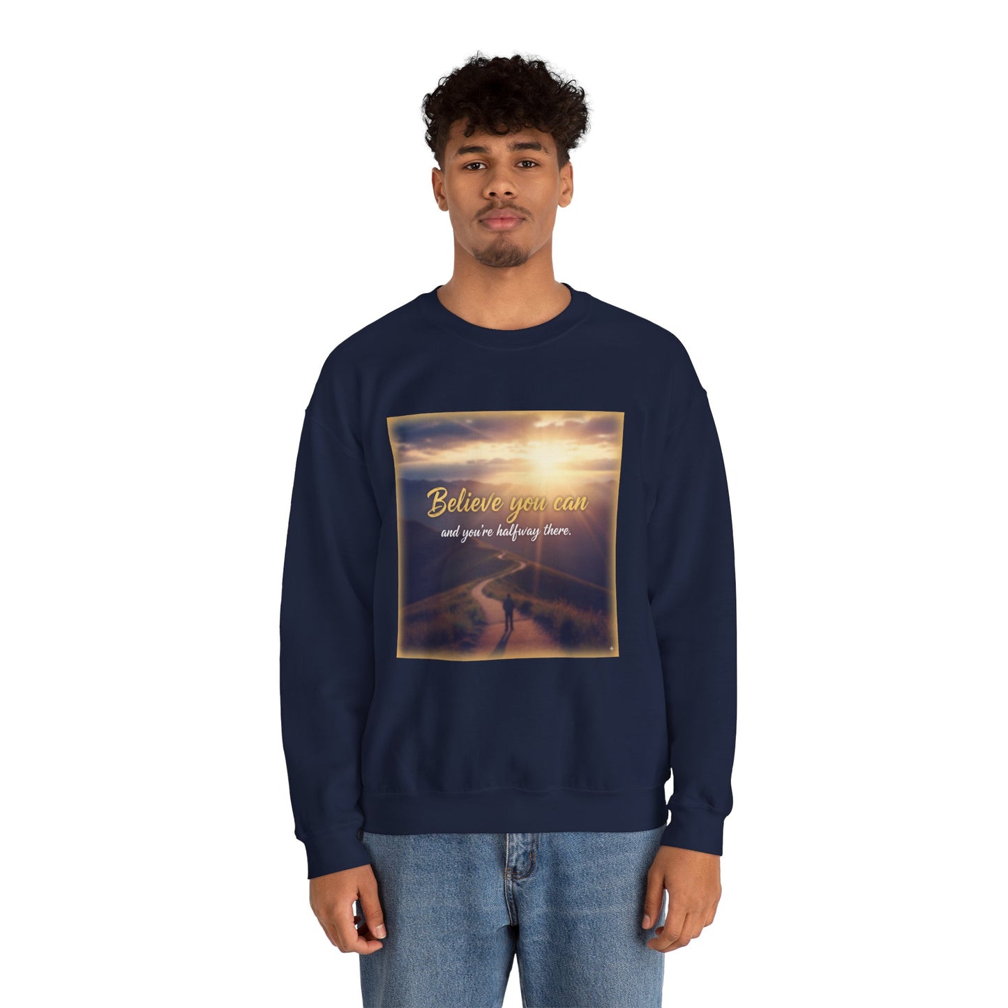 Inspiring Quote Crewneck Sweatshirt