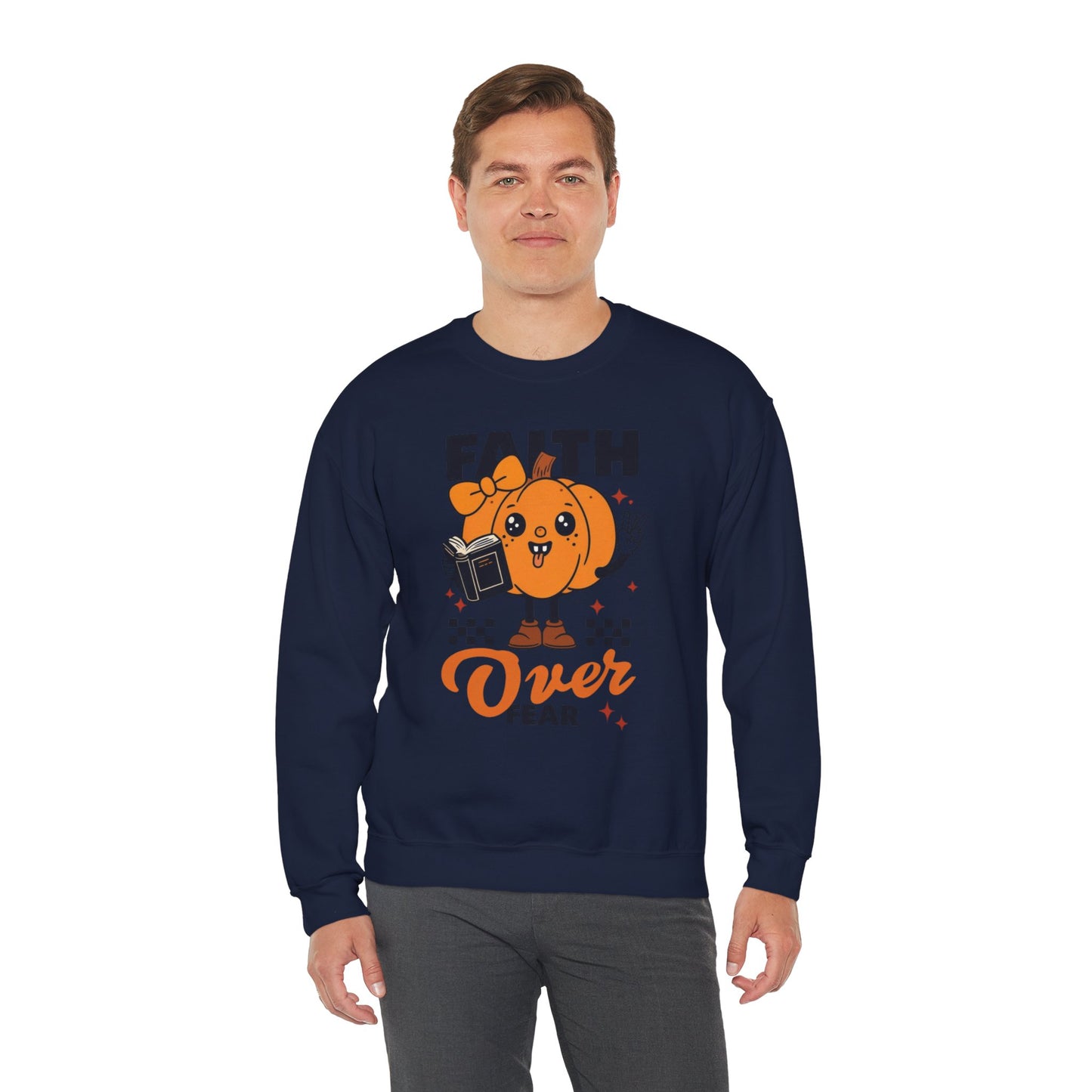 Unisex Heavy Blend  Crewneck Sweatshirt, Fall Crewneck, Halloween Fashion, Cozy Unisex Pullover, Inspirational Gift