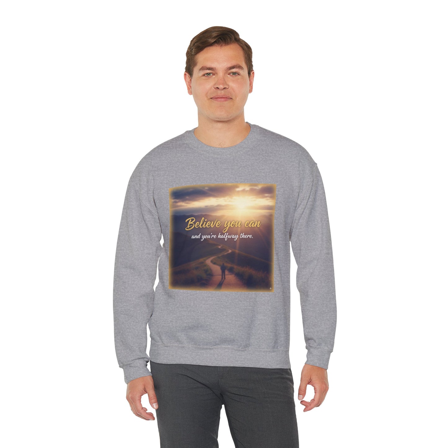 Inspiring Quote Crewneck Sweatshirt