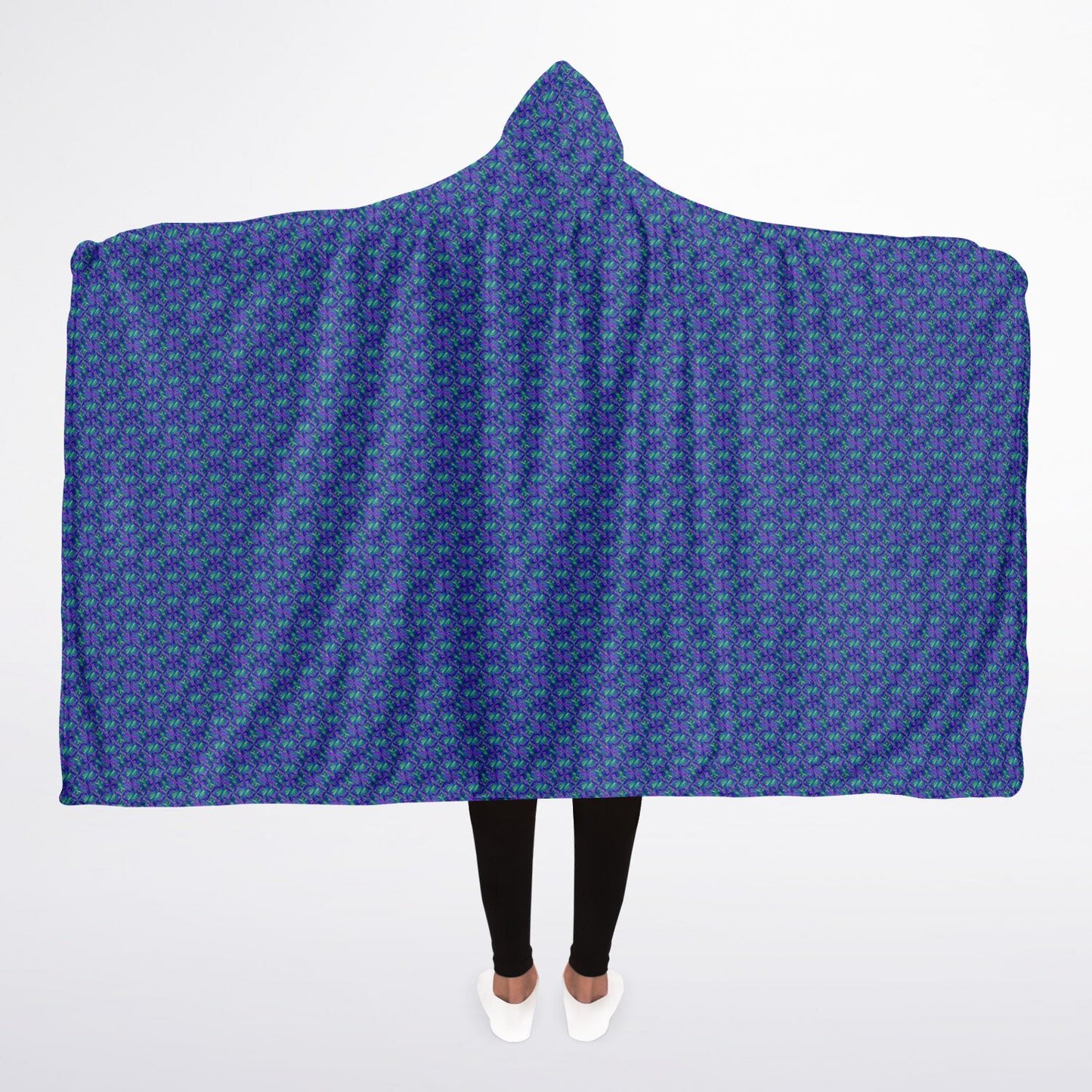 Hooded Blanket Sherpa - AOP