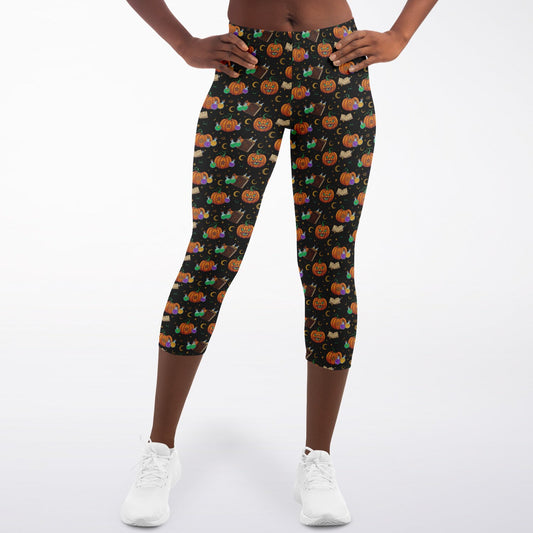 Capri leggings with AOP
