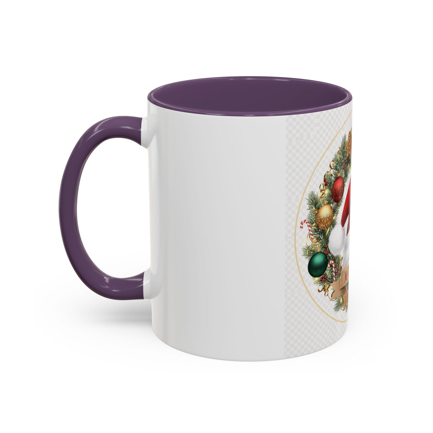 Christmas Accent Coffee Mug - Merry Xmas, Holiday Gift, Festive Decor, Seasonal Beverage, Cute Mug, Christmas Morning Drinkware
