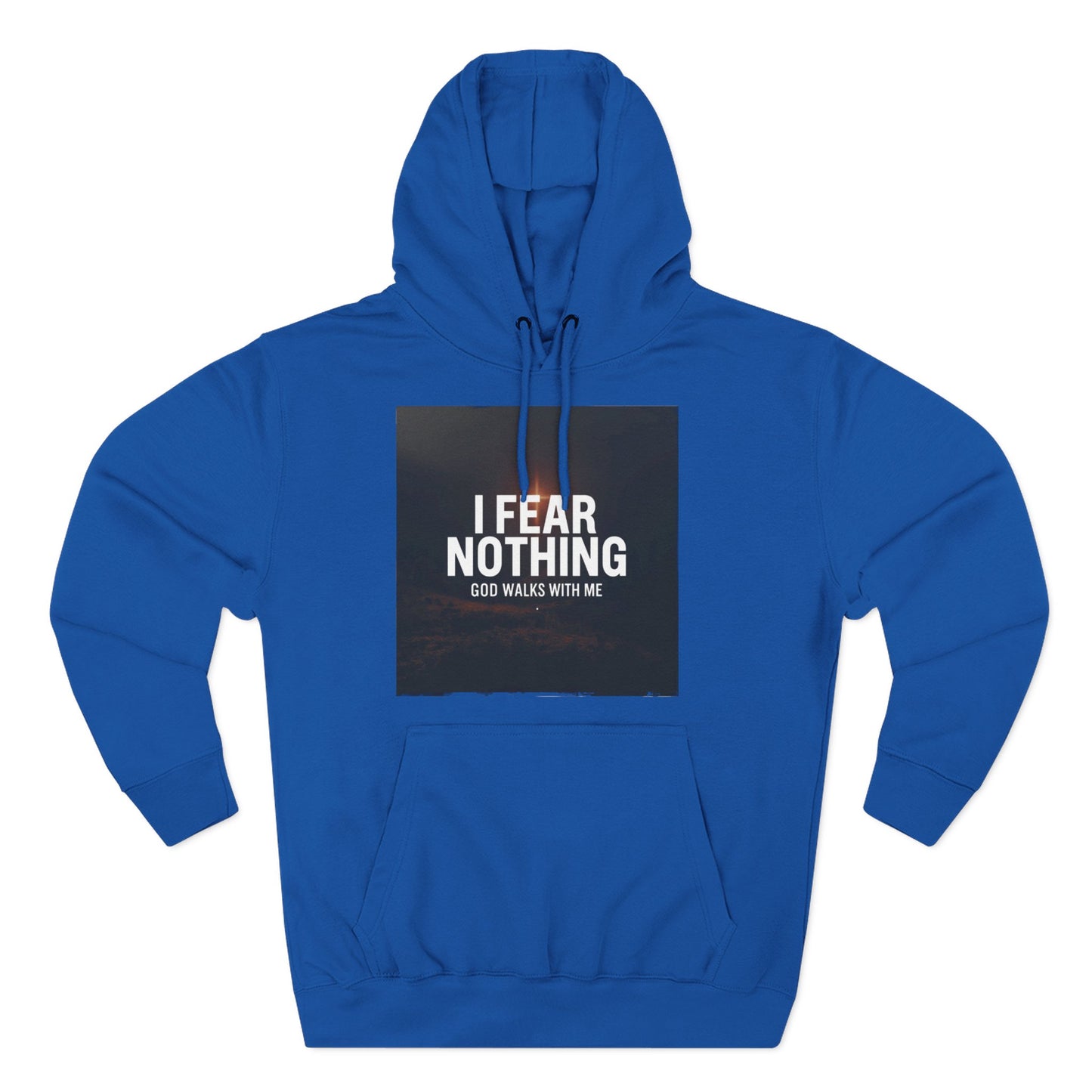 Fear Nothing Fleece Hoodie | Inspirational Apparel, Cozy Sweatshirt, Motivational Gift, Spiritual Outfit, Everyday Comfort