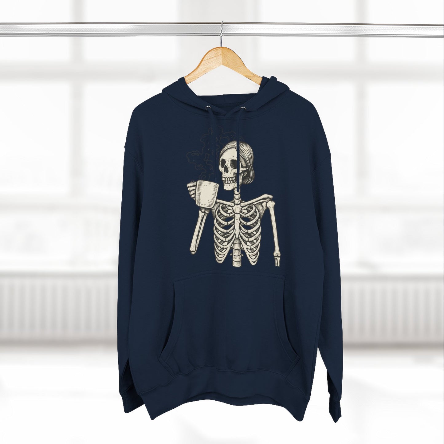 Spooky Skeleton Fleece Hoodie