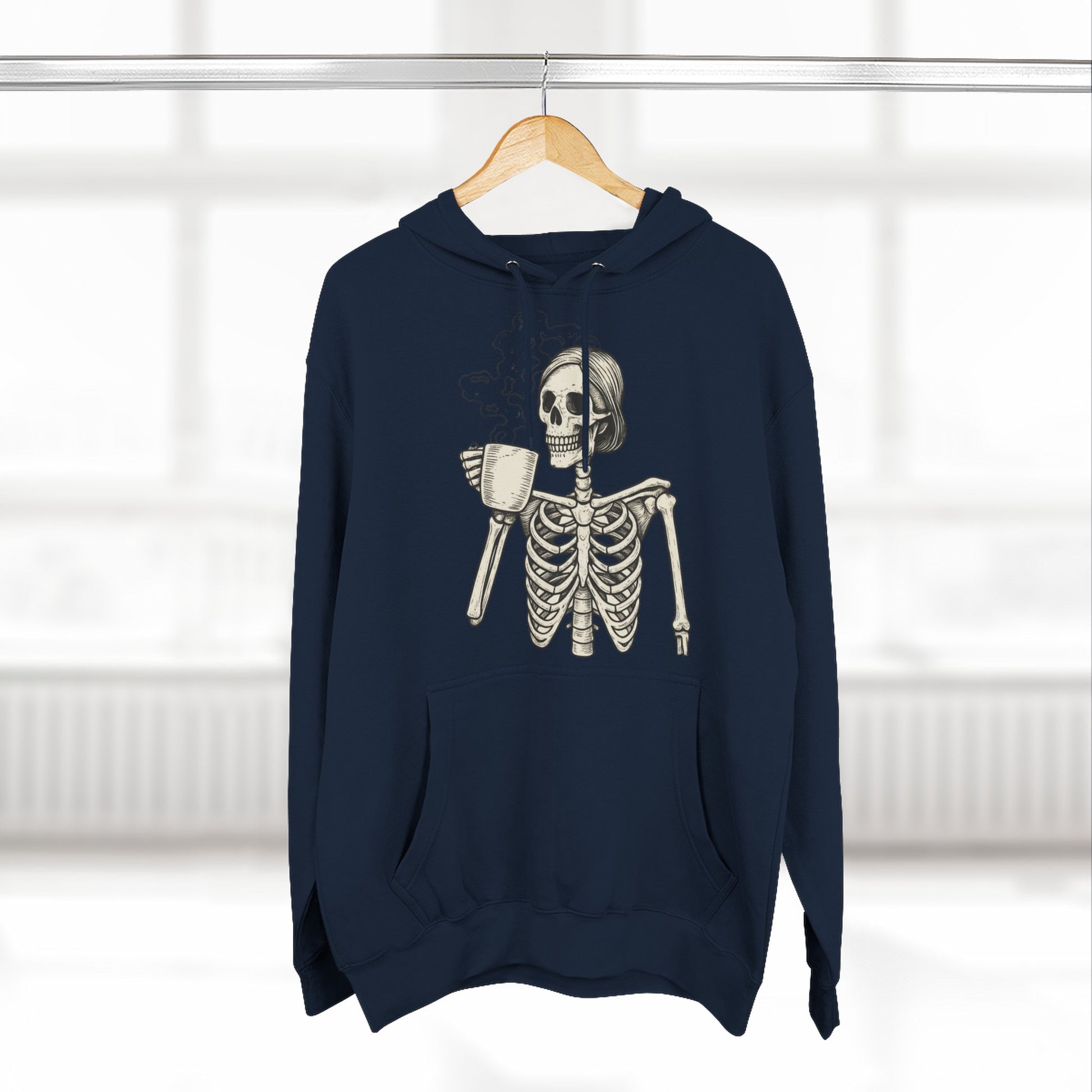 Spooky Skeleton Fleece Hoodie