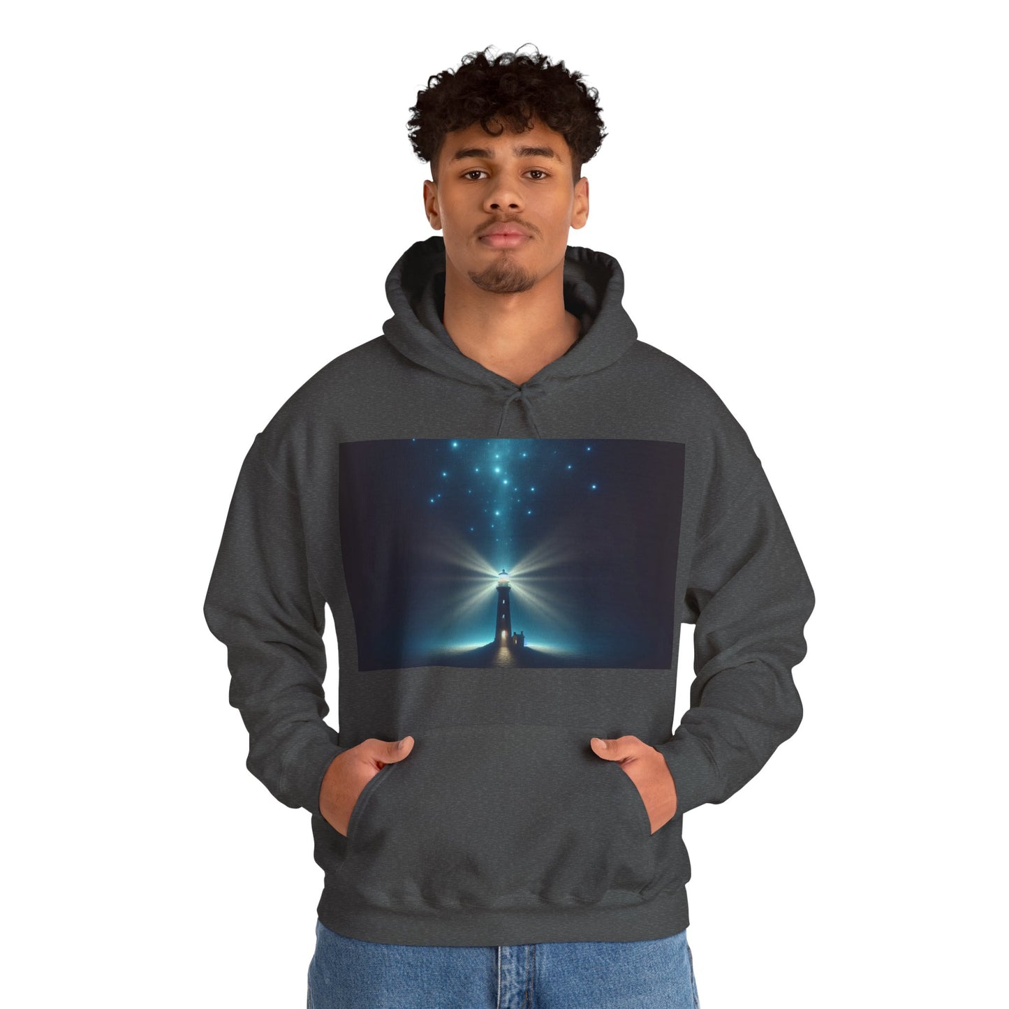 Unisex Garment Sweatshirt, Galaxy Print Hoodie, Stylish Hooded Sweatshirt, Gift for Space Lovers, Perfect for Cozy Evenings