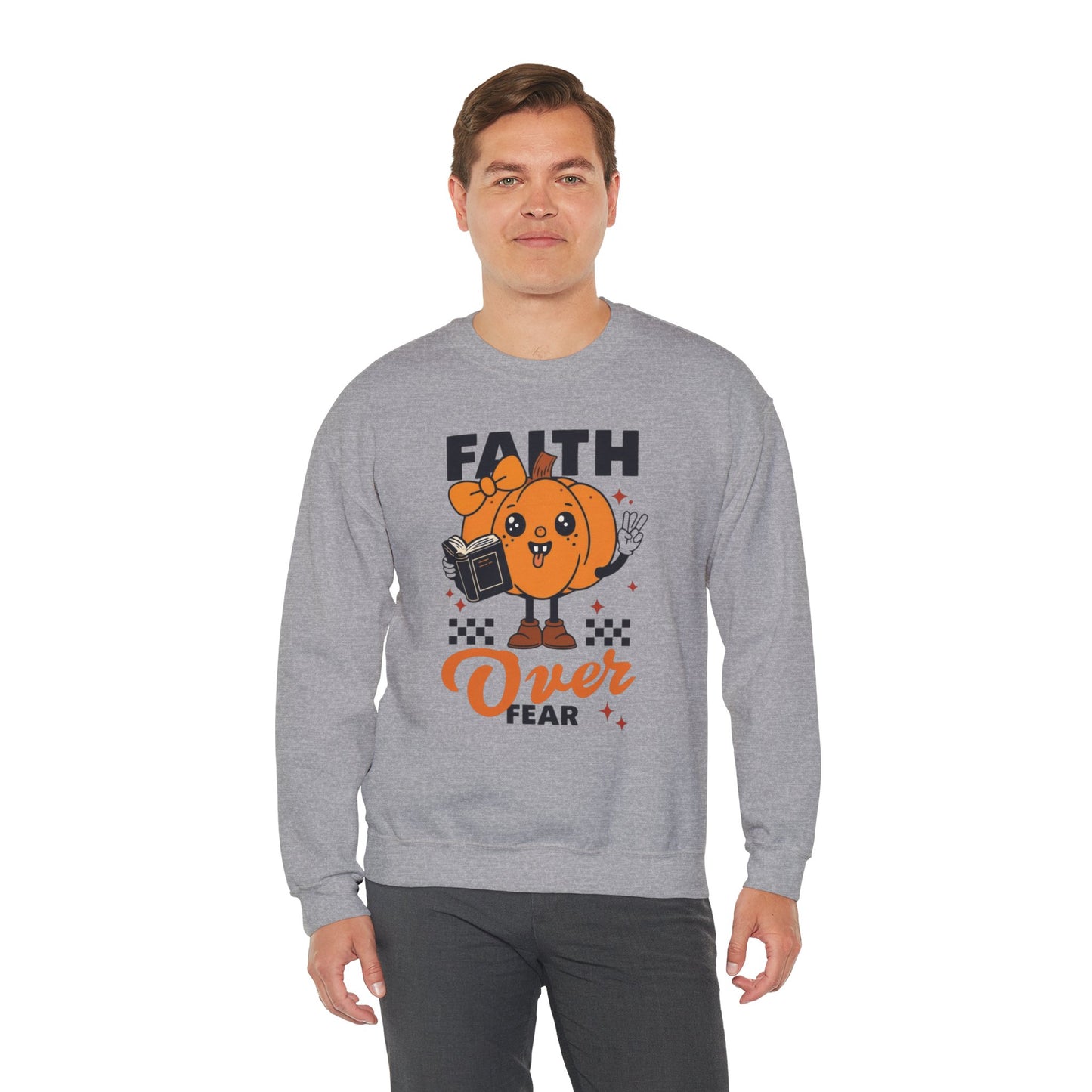 Unisex Heavy Blend  Crewneck Sweatshirt, Fall Crewneck, Halloween Fashion, Cozy Unisex Pullover, Inspirational Gift