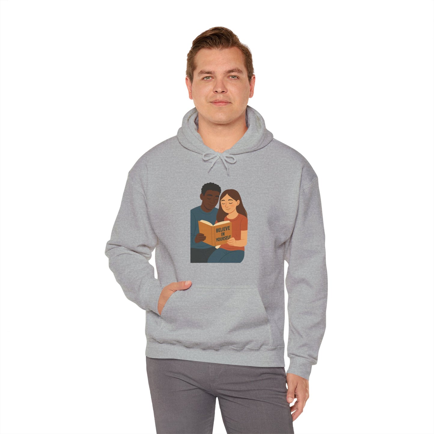 Unisex Heavy Blend Hooded Sweatshirt, Cozy Gift for Book Lovers